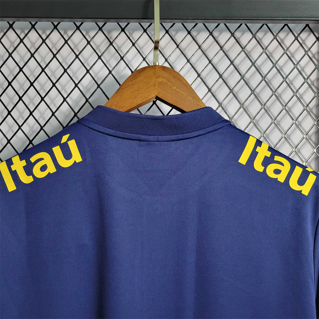 2023 Brazil Low Neck Polo Royal Blue 9