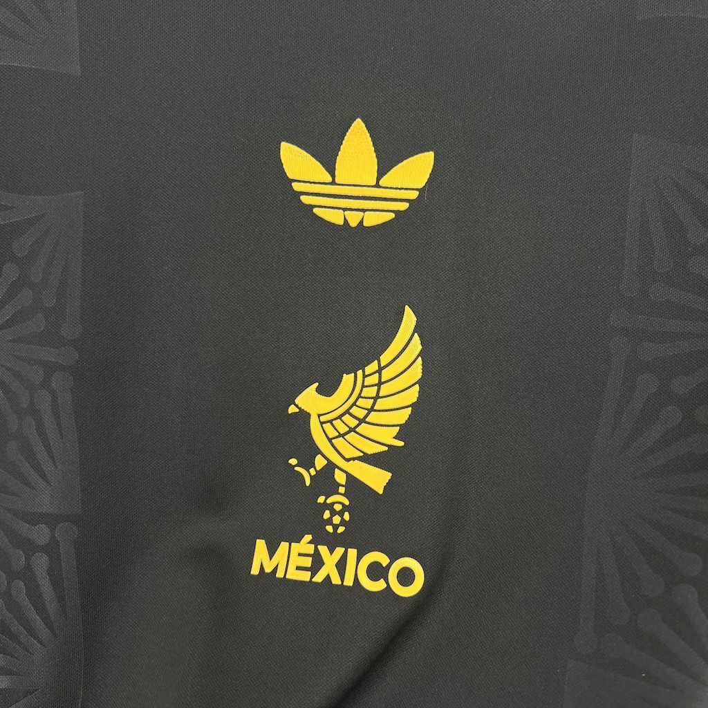 2025 Mexico Gold Black Soccer Shirt AAAAJersey Dropship Yupoo 4