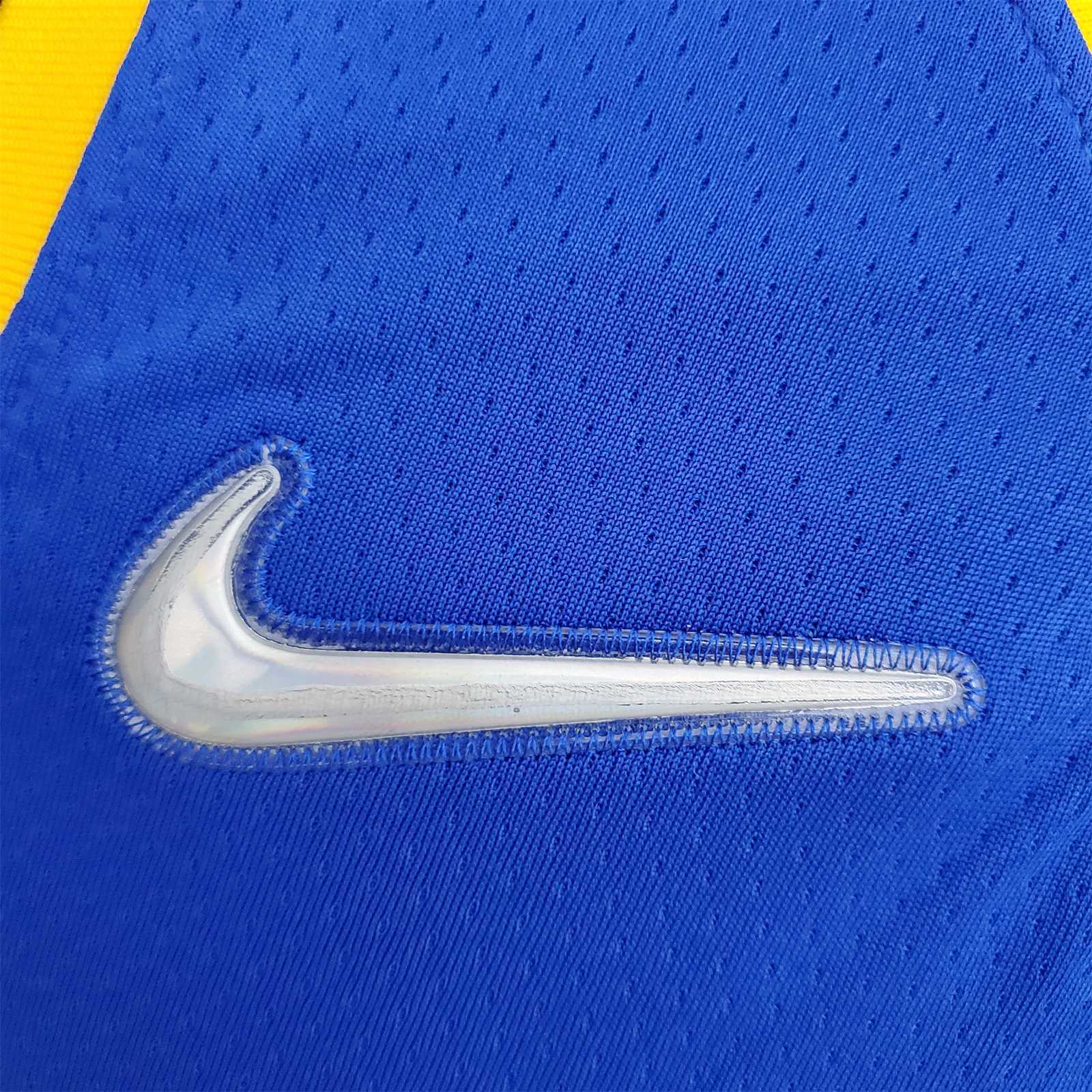 75th Anniversary Golden State Warriors Thompson #11 Mexico Edition Blue NBA Jersey 3