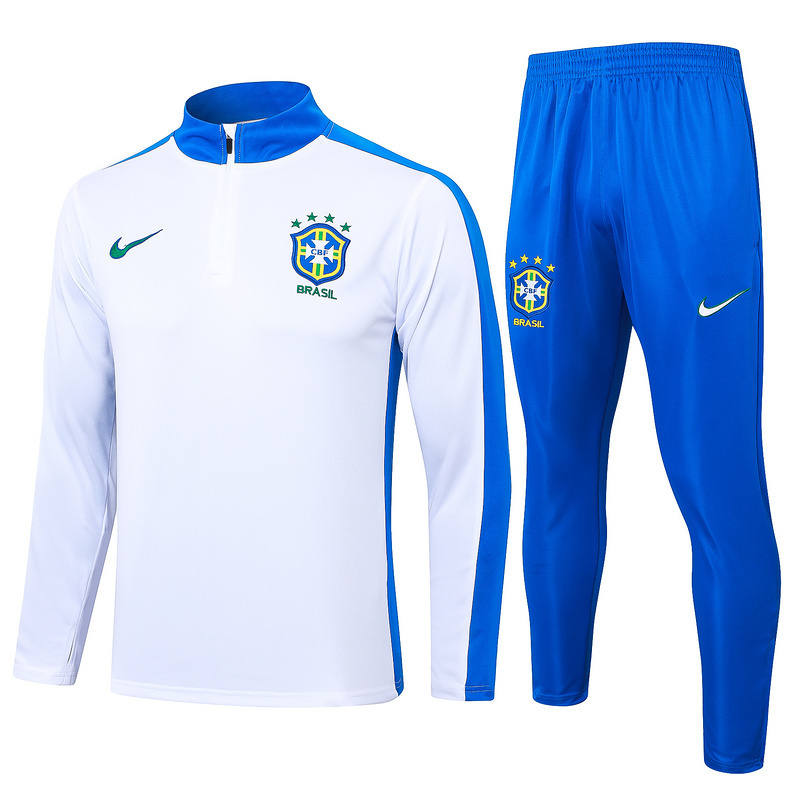 2024 Brazil Long Sleeve Training Suit Football Shirts