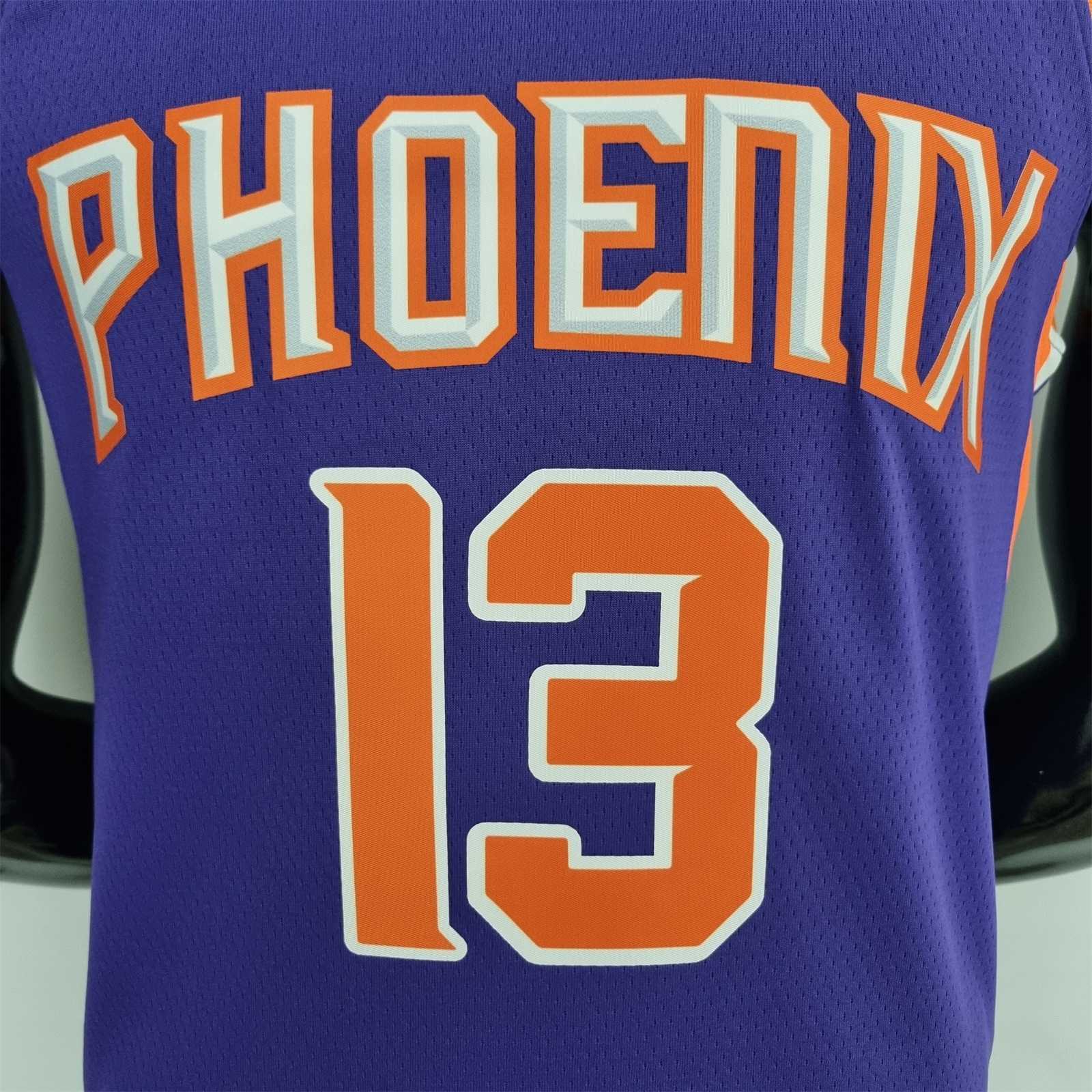 75th Anniversary Nash #13 Phoenix Suns Purple NBA Jersey 1