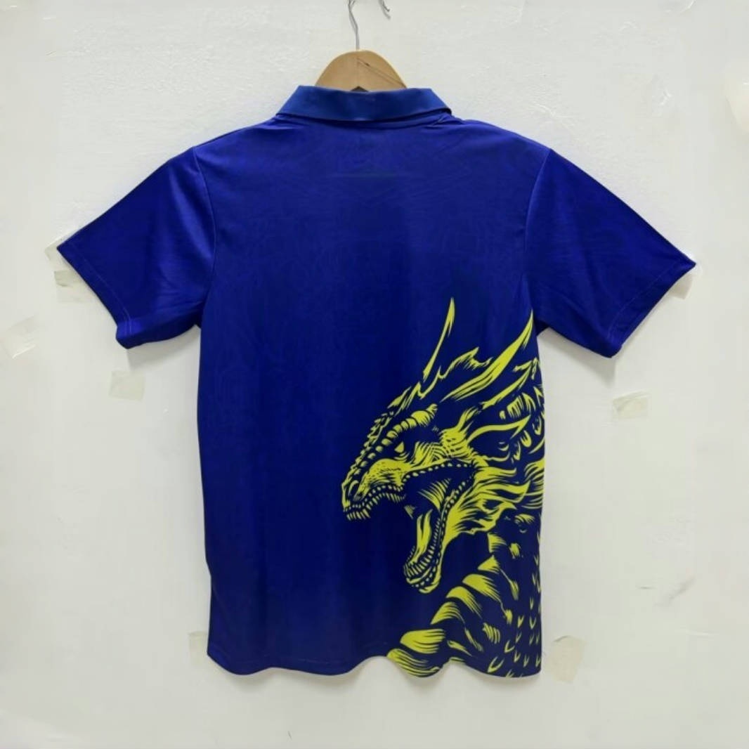 24-25 Real Madrid Blue Dragon Polo Shirt Jerseys Supllier Yupoo 1