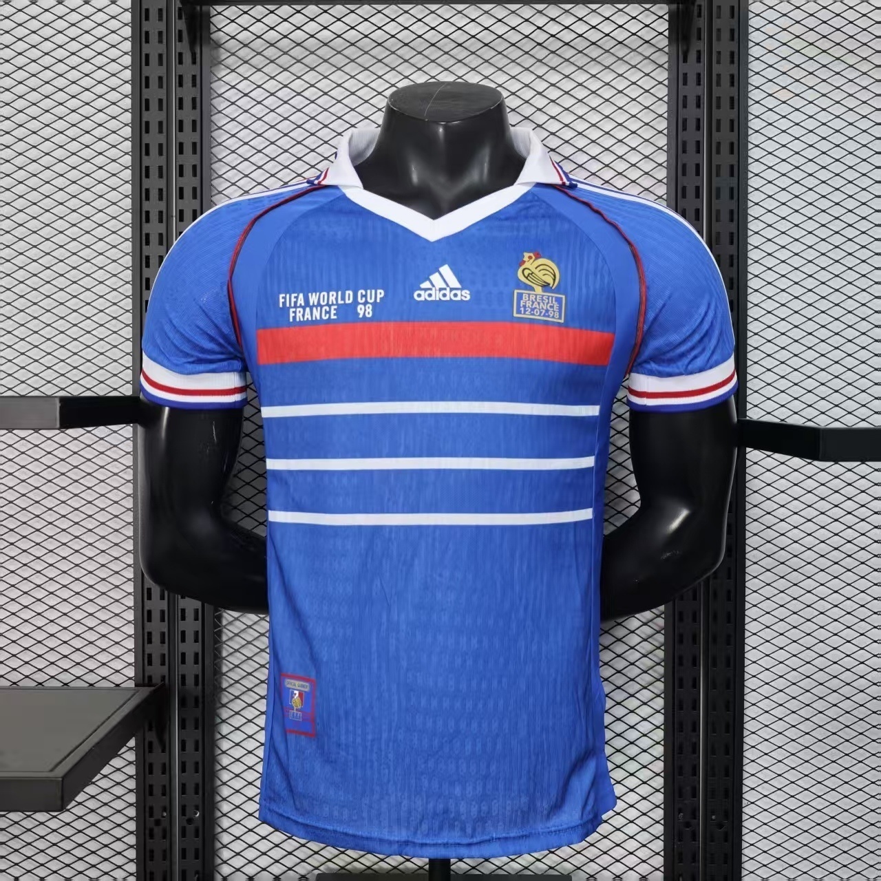 2025 French Home Retro Kit Player Edition World Cup T-Shirt AAAAJersey Supply Yupoo