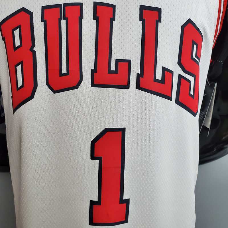 ROSE #1 Chicago Bulls white 2