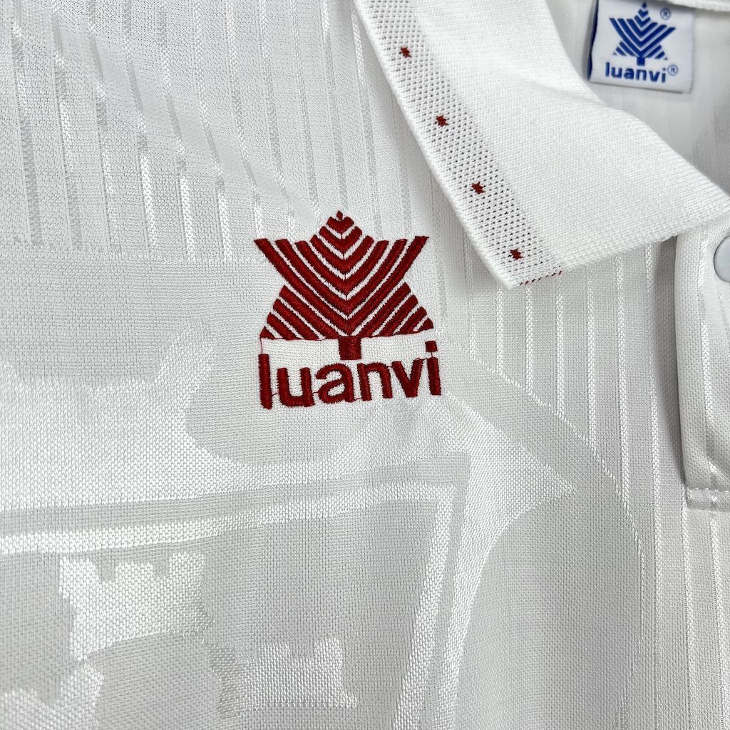 95-96 Albacete Home Retro Kit Vintage Shirt AAAAJersey Supply Yupoo 3