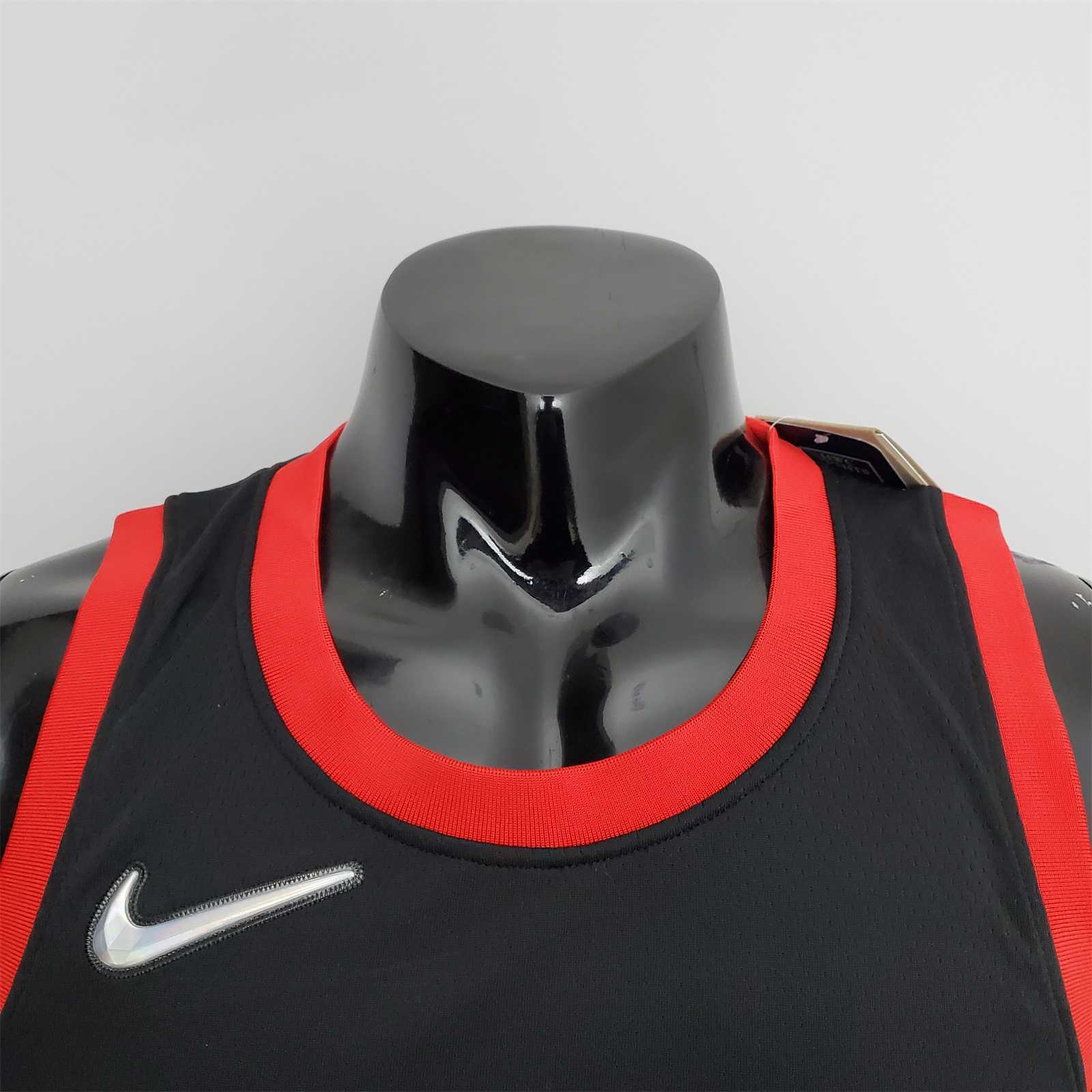 2022 Season Lillard #0 Trail Blazers Urban Edition Black NBA Jersey 1