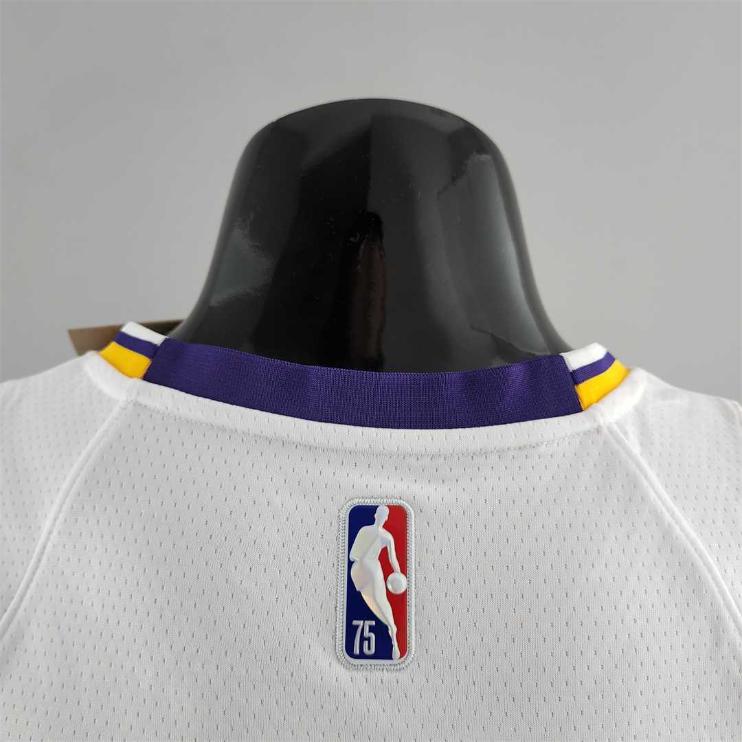 75th Anniversary IRVING #11 Los Angeles Lakers White NBA Jersey 6