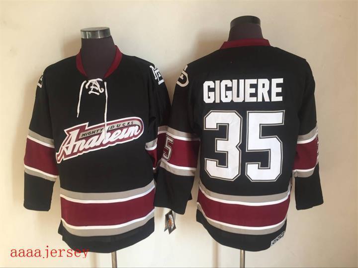 Anaheim Ducks retro ice hockey jersey M-3XL 阿纳海姆鸭队复古冰球服 4
