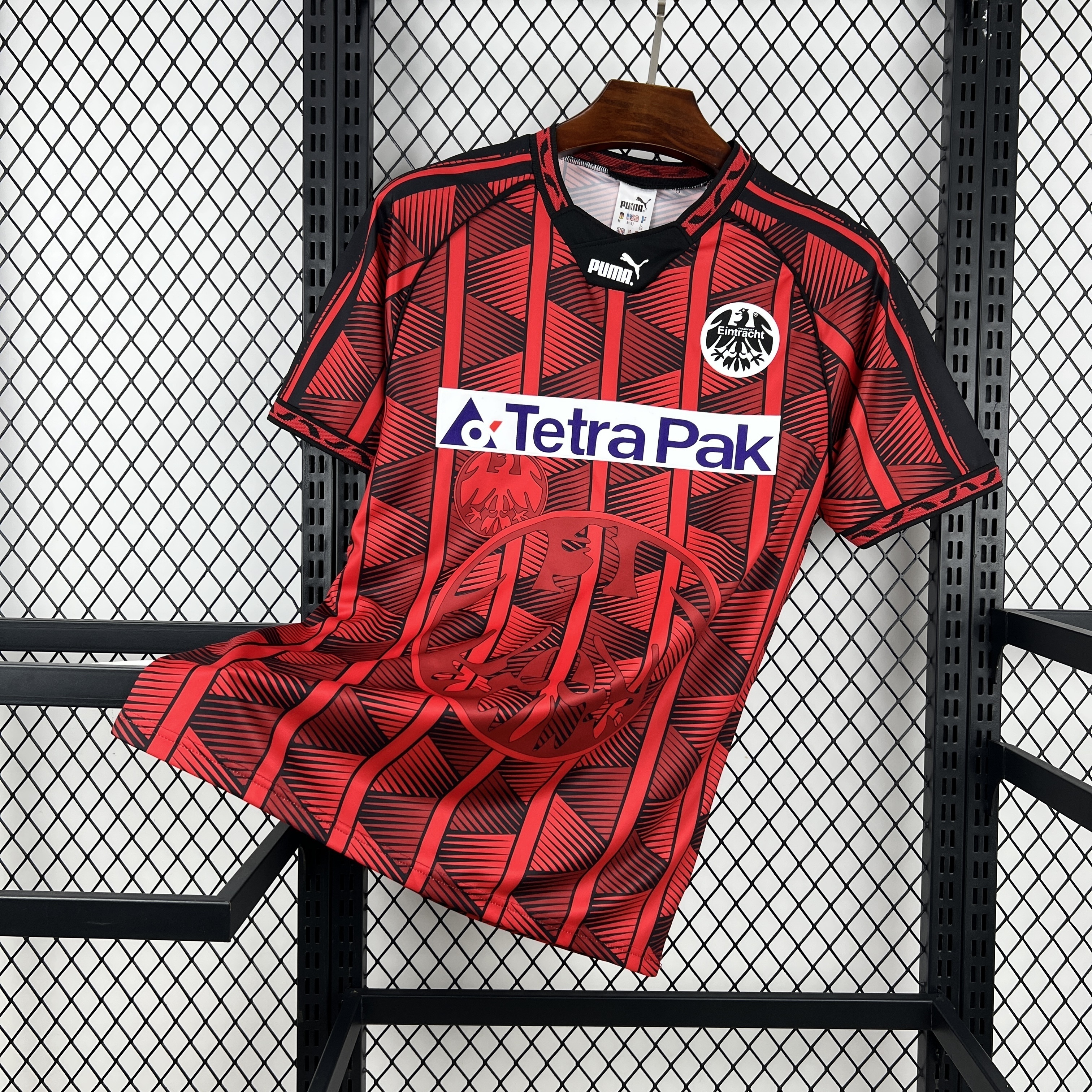 1995-96 Frankfurt Home Football Retro Kit Vintage T-Shirt AAAAJersey Wholesale Yupoo