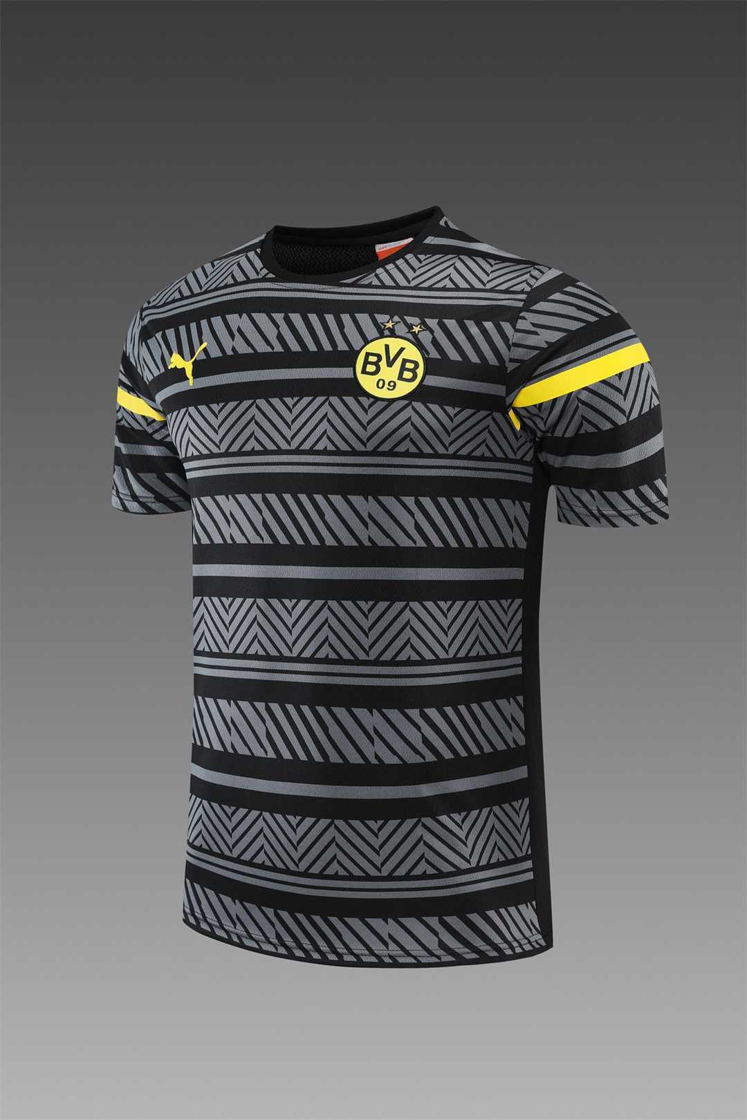 22-23 Dortmund Training Suit Short Sleeve Kit Grey 2