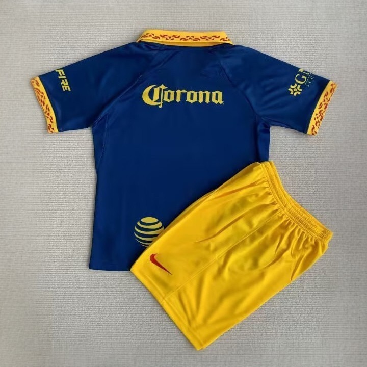 23-24 Club América Away Kids Kits Children Suits Soccer Jerseys Yupoo 1