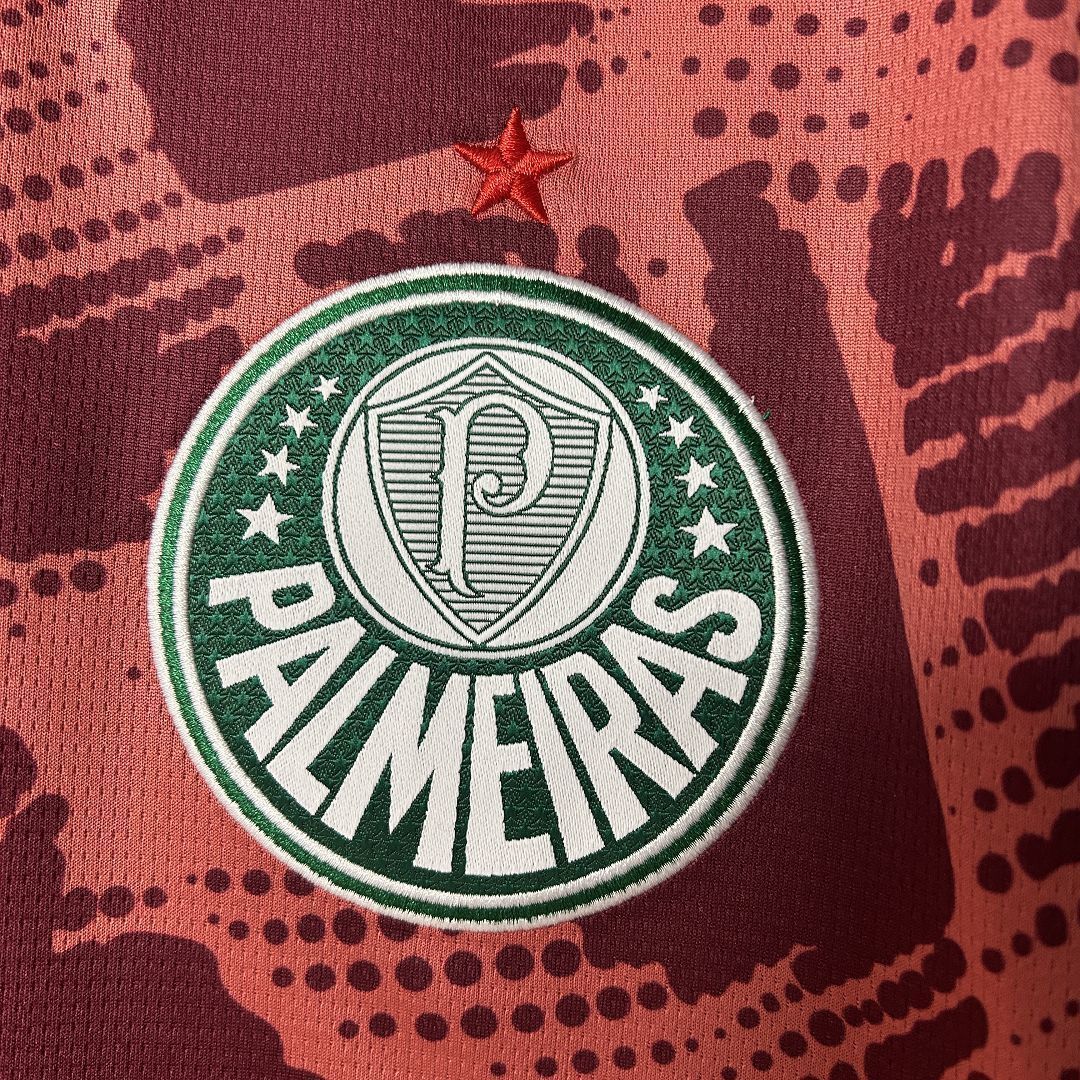 25-26 Palmeiras Goalkeeper Red Kit Soccer T-Shirt AAAAJersey Wholesale Yupoo 7
