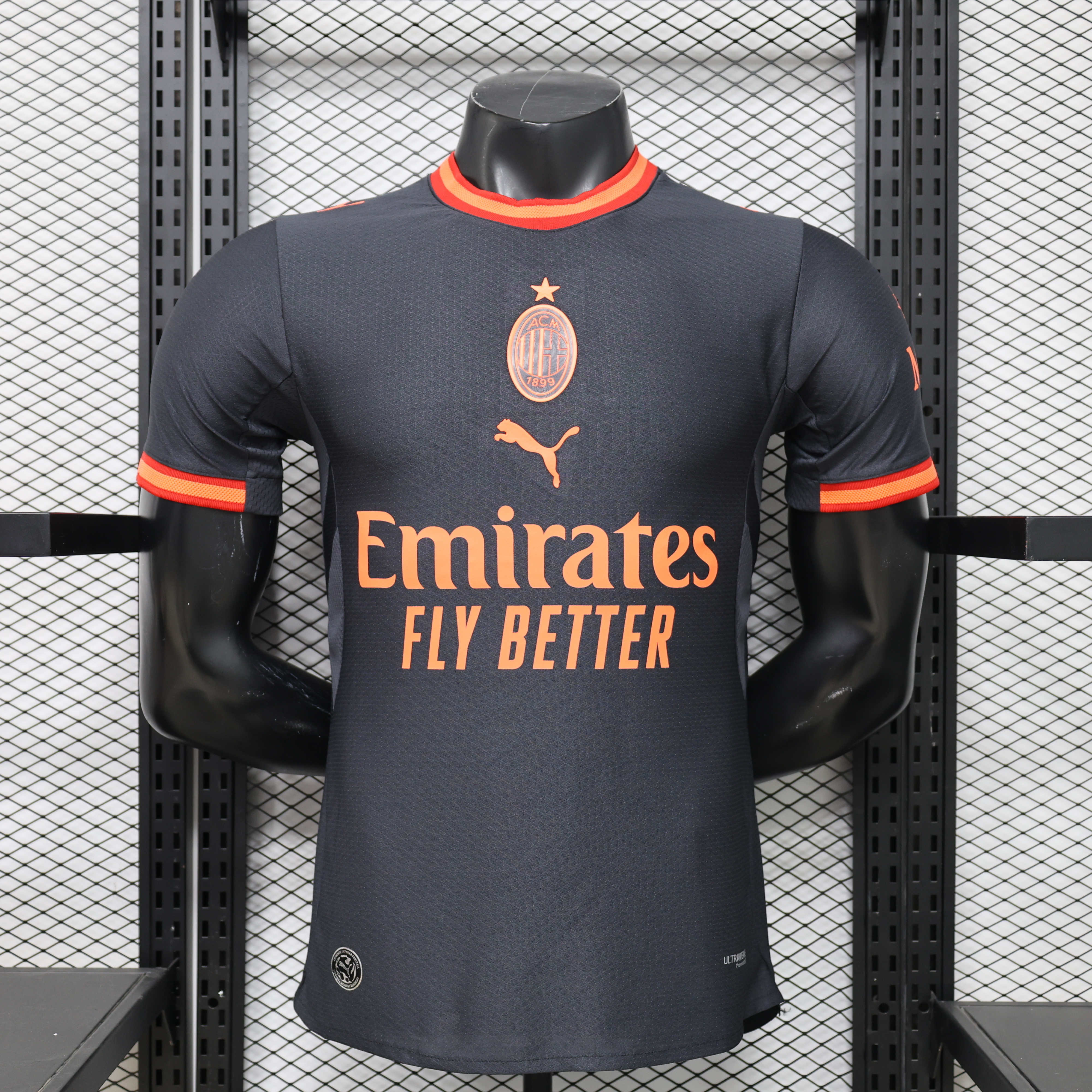 26-27 AC Milan Mens Third Away Kit Player Version Football T-Shirt AAAAJersey Wholesale Yupoo9