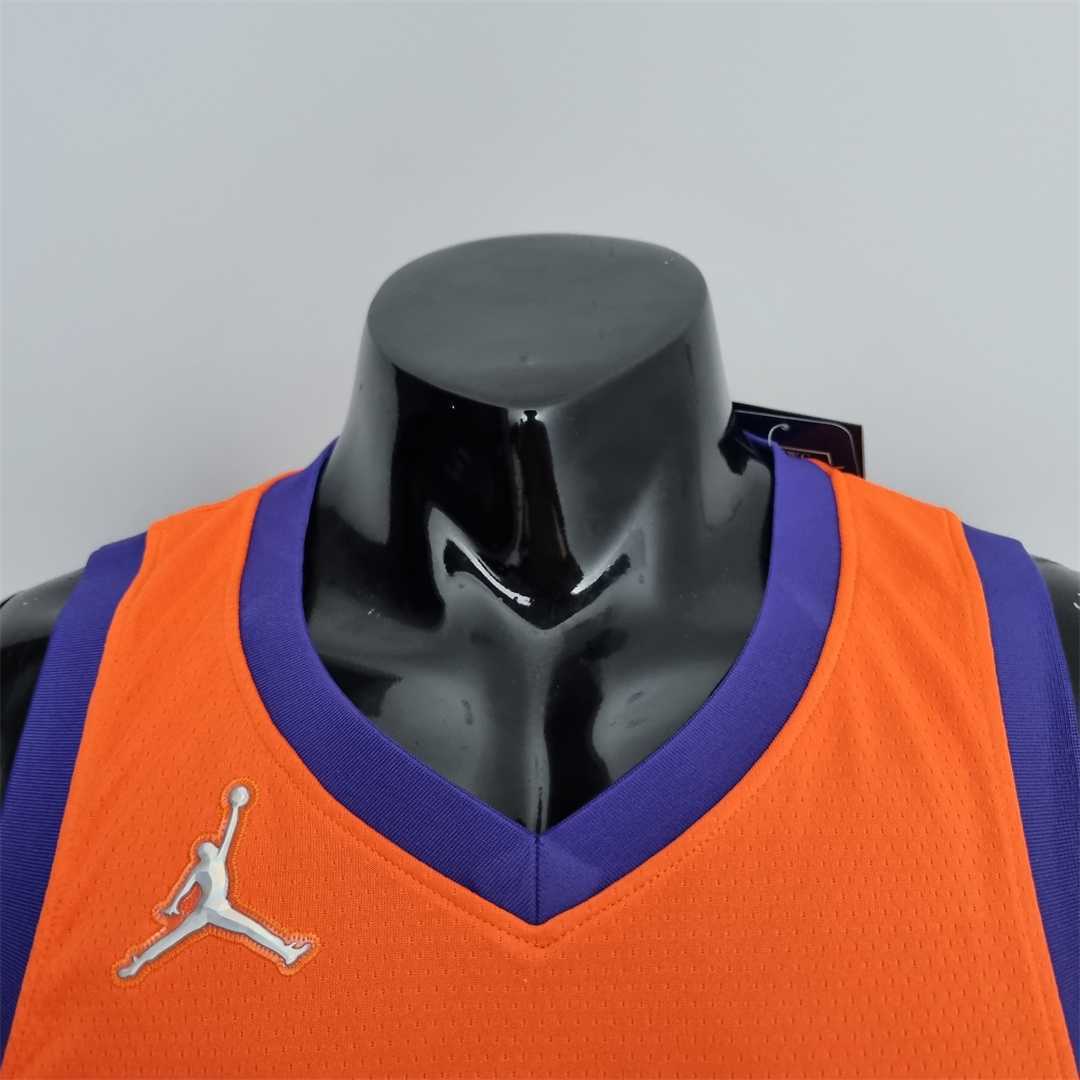 75th Anniversary AYTON#22 Phoenix Suns Jordan Theme Orange NBA Jersey 2