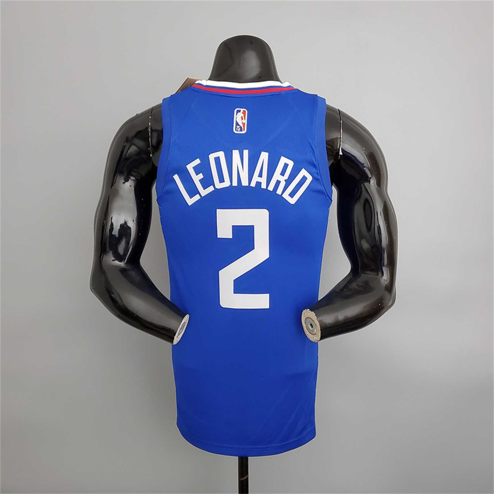 75th Anniversary Clippers Blue White 8