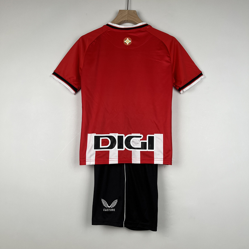 23-24 Kids Athletic Bilbao Home size 16-28 Soccer Jerseys 6