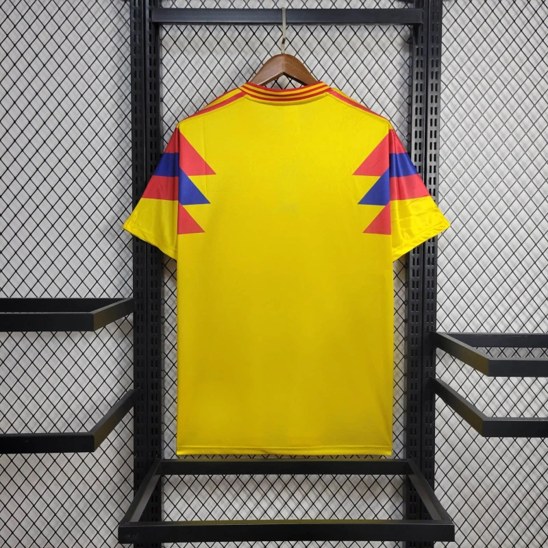 1990 Colombia Home Retro Kit Football AAAAJersey Supplier 4
