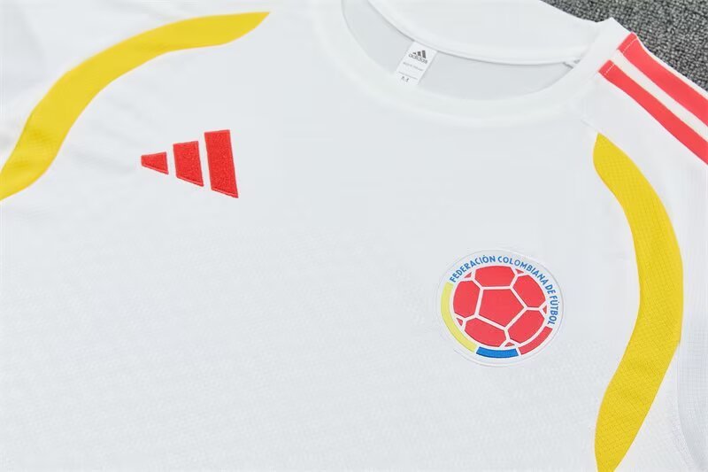 2026 Colombia Mens Kit White Training Suit Yupoo 7 3
