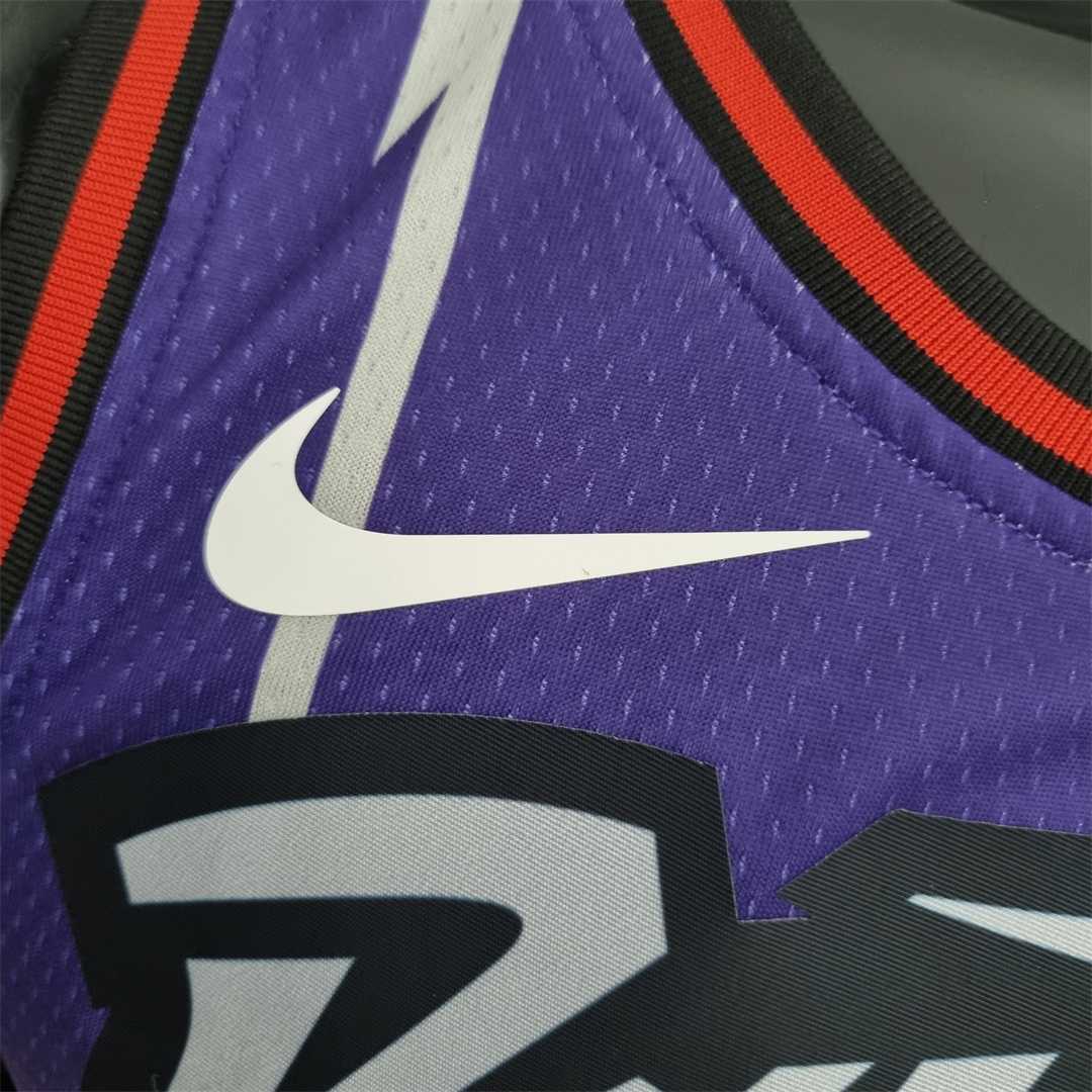 Toronto Raptors SIAKAM #43 Purple NBA Jersey 5