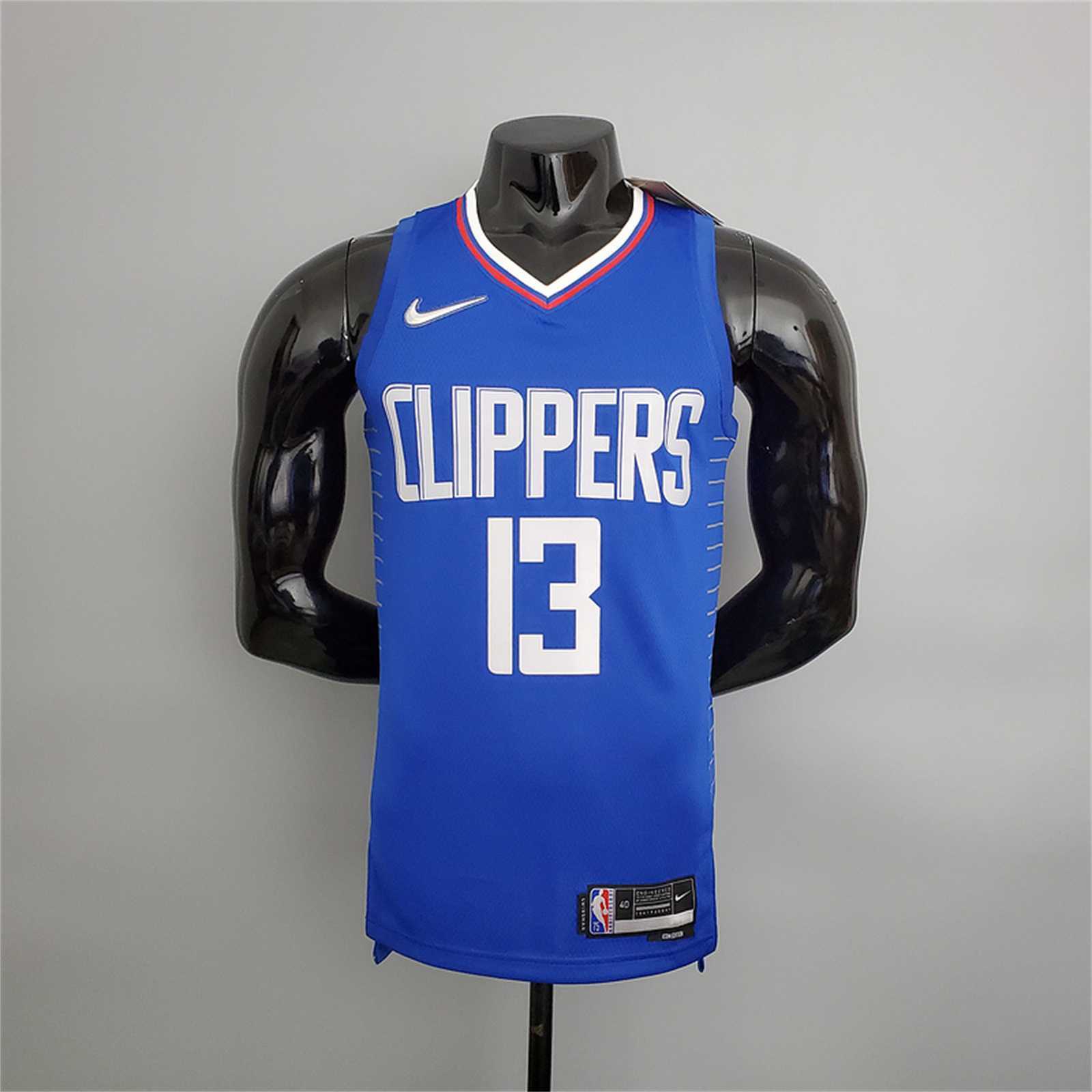 75th Anniversary Clippers Blue White 17