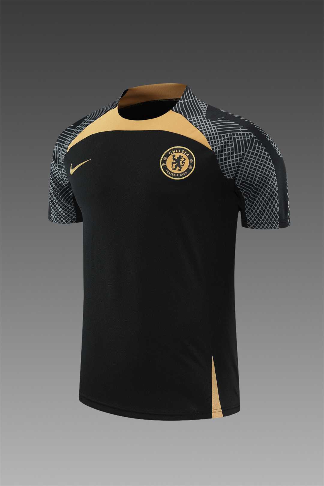 22-23 Chelsea training suit short sleeve kit black 14
