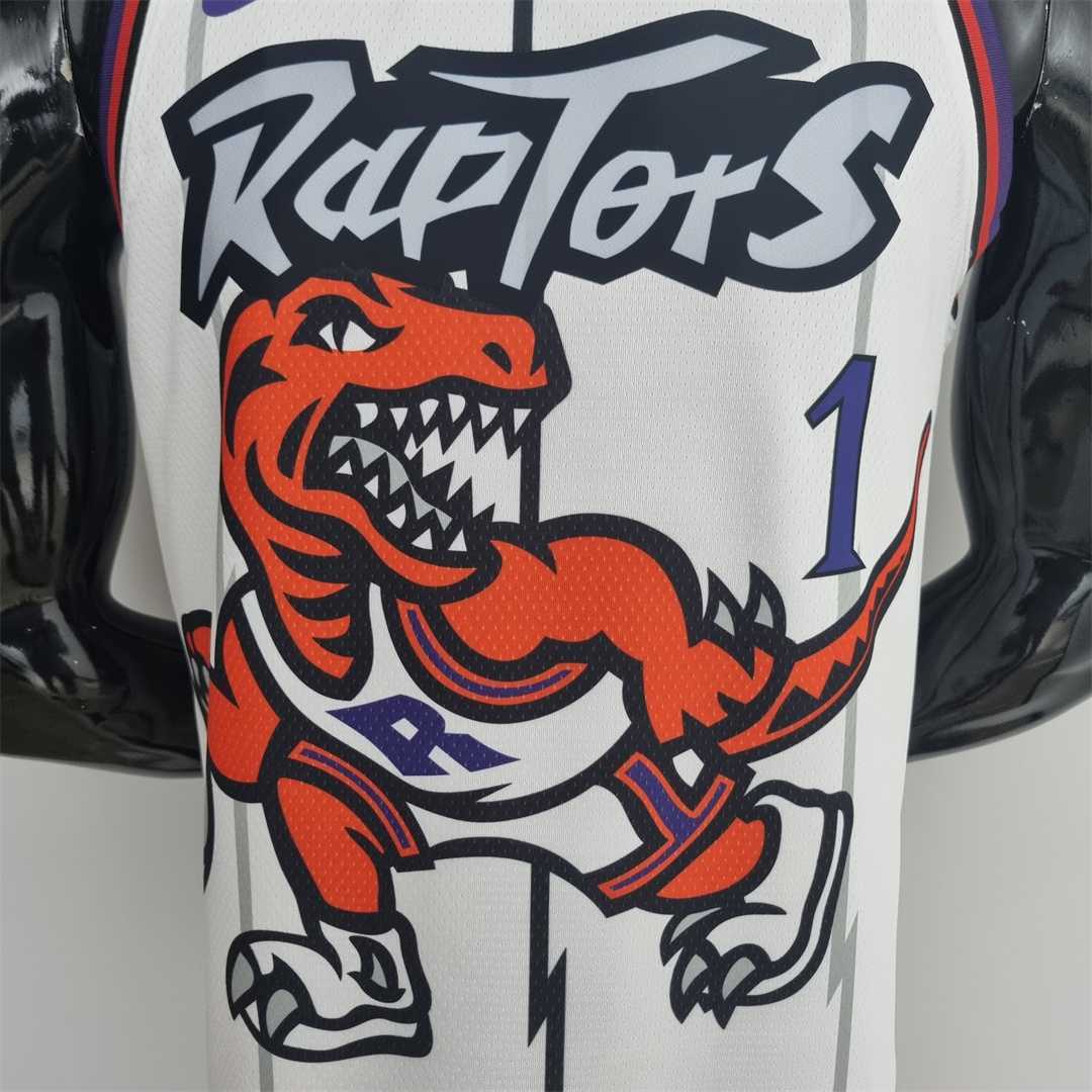 Toronto Raptors McGRADY#1 White NBA Jersey 9