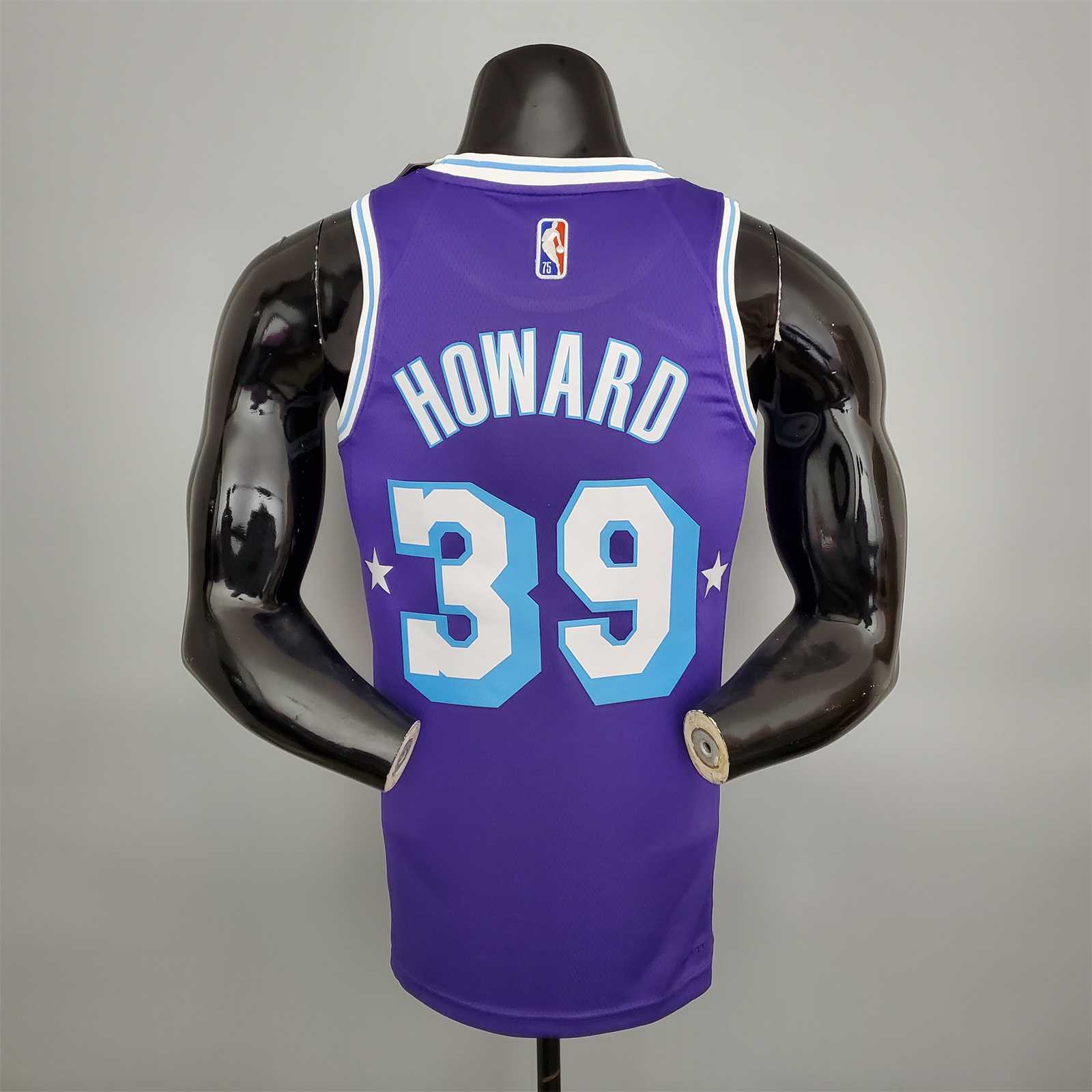 2022 75th Anniversary Howard #39 Lakers City Edition Purple 2