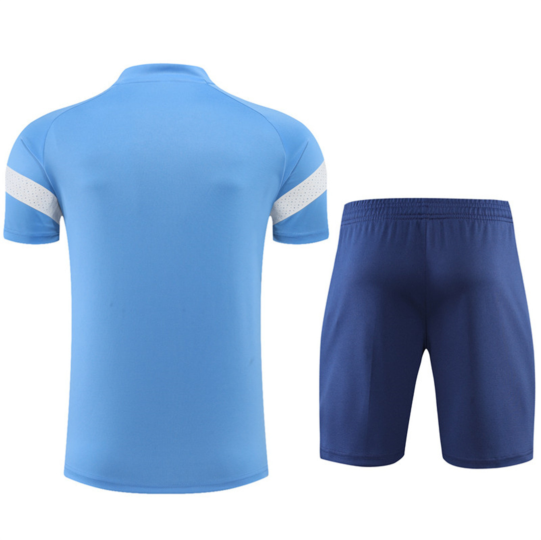 22-23 Manchester City Training Kit Blue 12