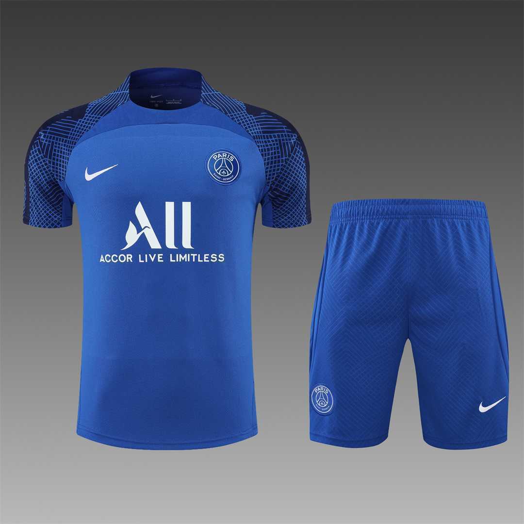 22-23 PSG training suit short sleeve kit blue 10
