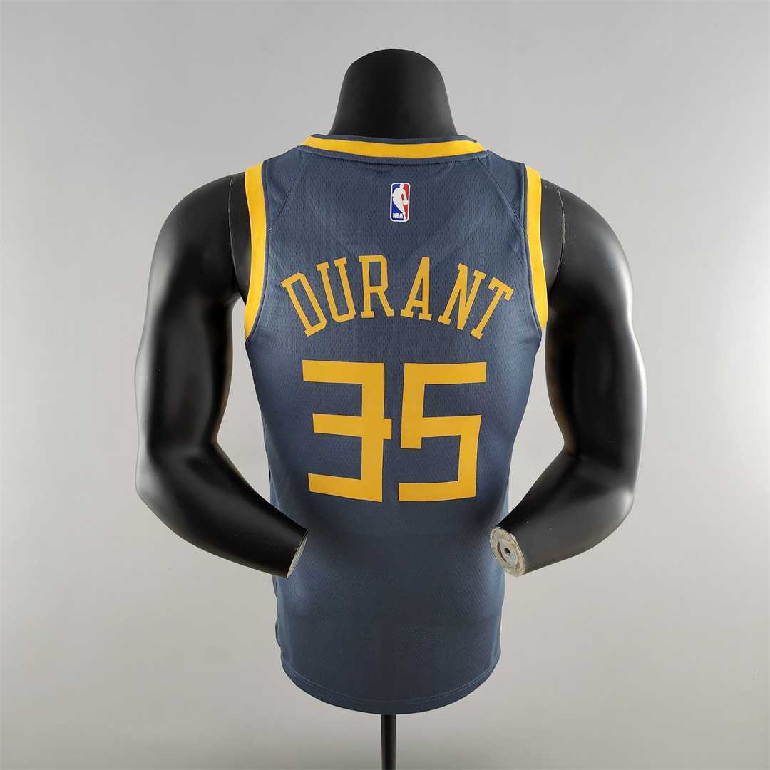 2018 DURANT #35 Golden State Warriors Grey NBA Jersey 7