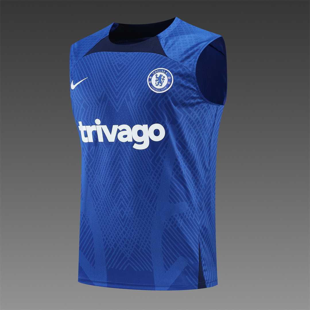 22-23 Chelsea vest training suit kit Diamond Blue 16