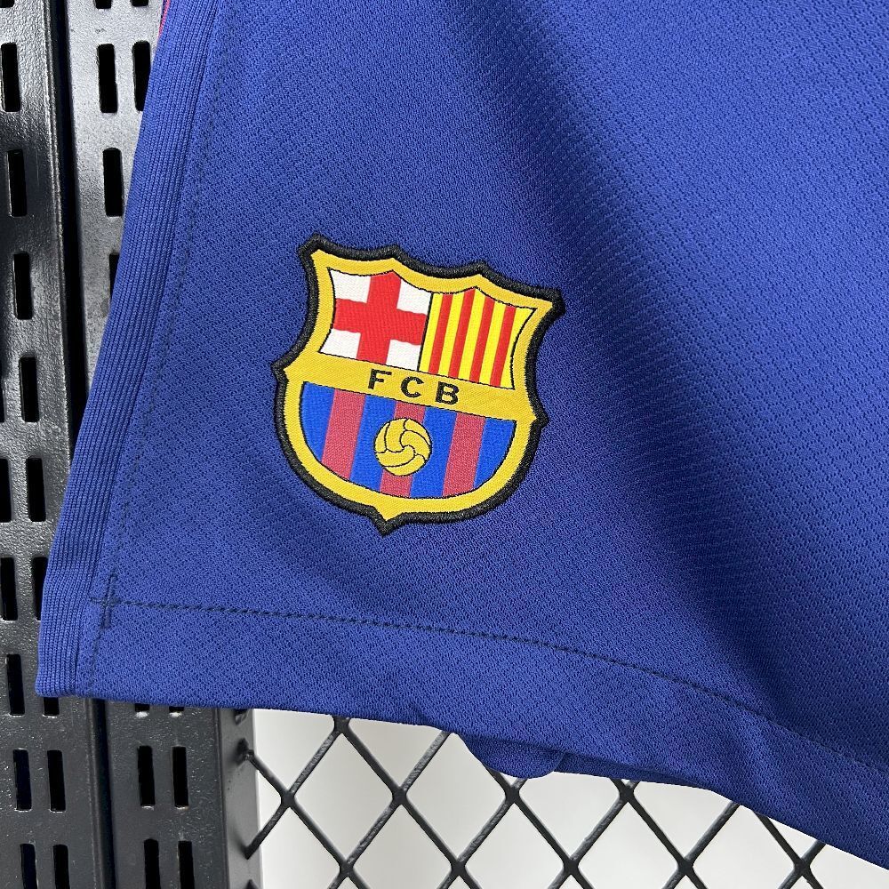 25-26 Barcelona Home Kit Shorts Soccer AAAAJersey Yupoo S-2XL 1