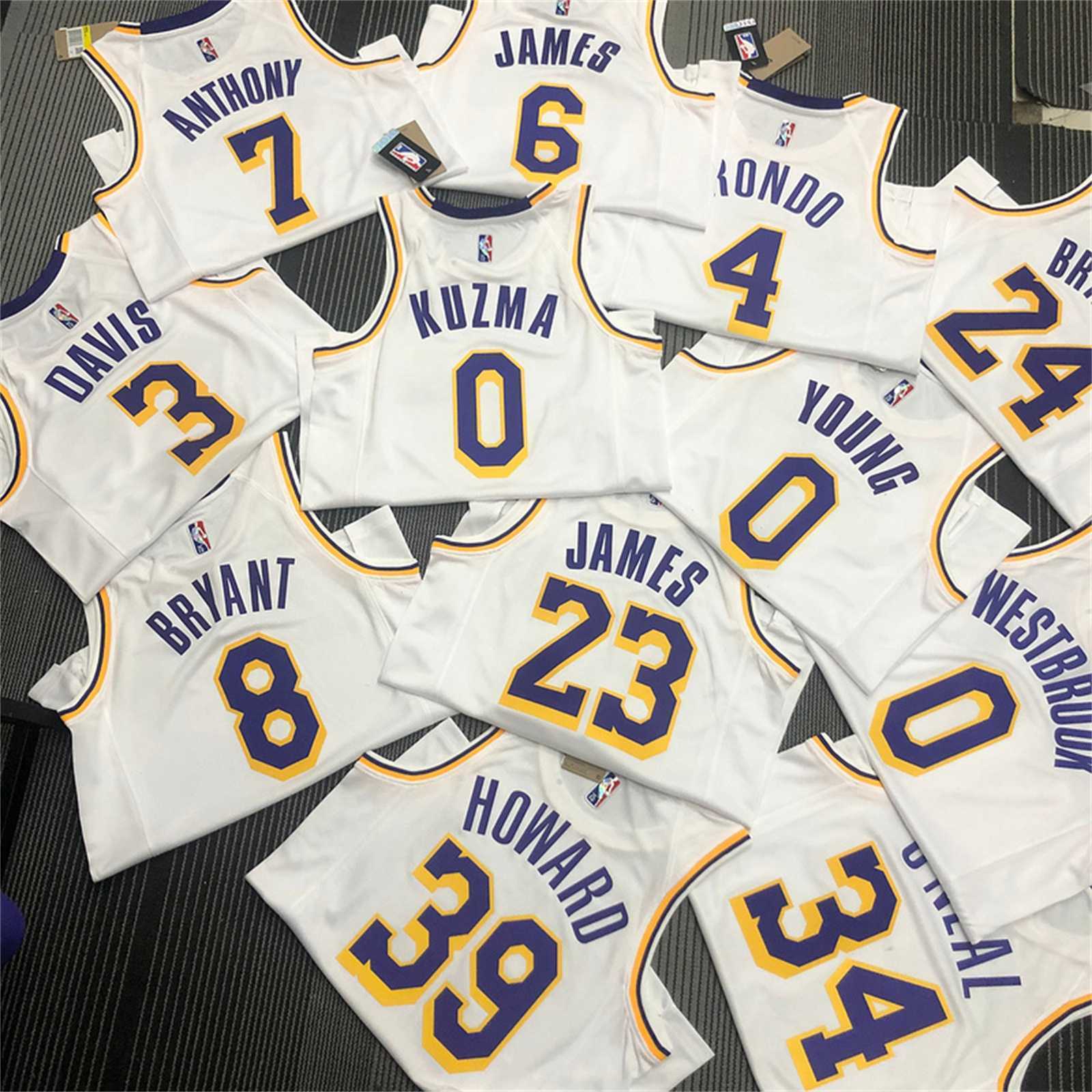 75th Anniversary Lakers White 8