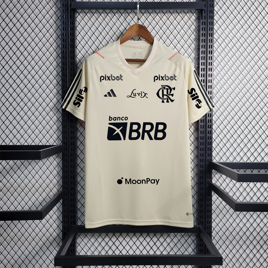 23-24 Flamengo training suit off-white