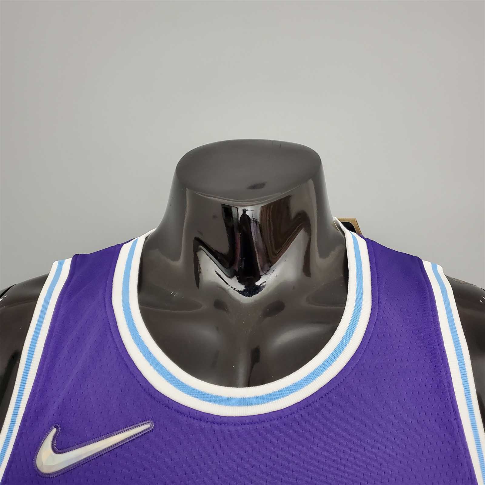 2022 75th Anniversary Davis #3 Lakers City Edition Purple 7