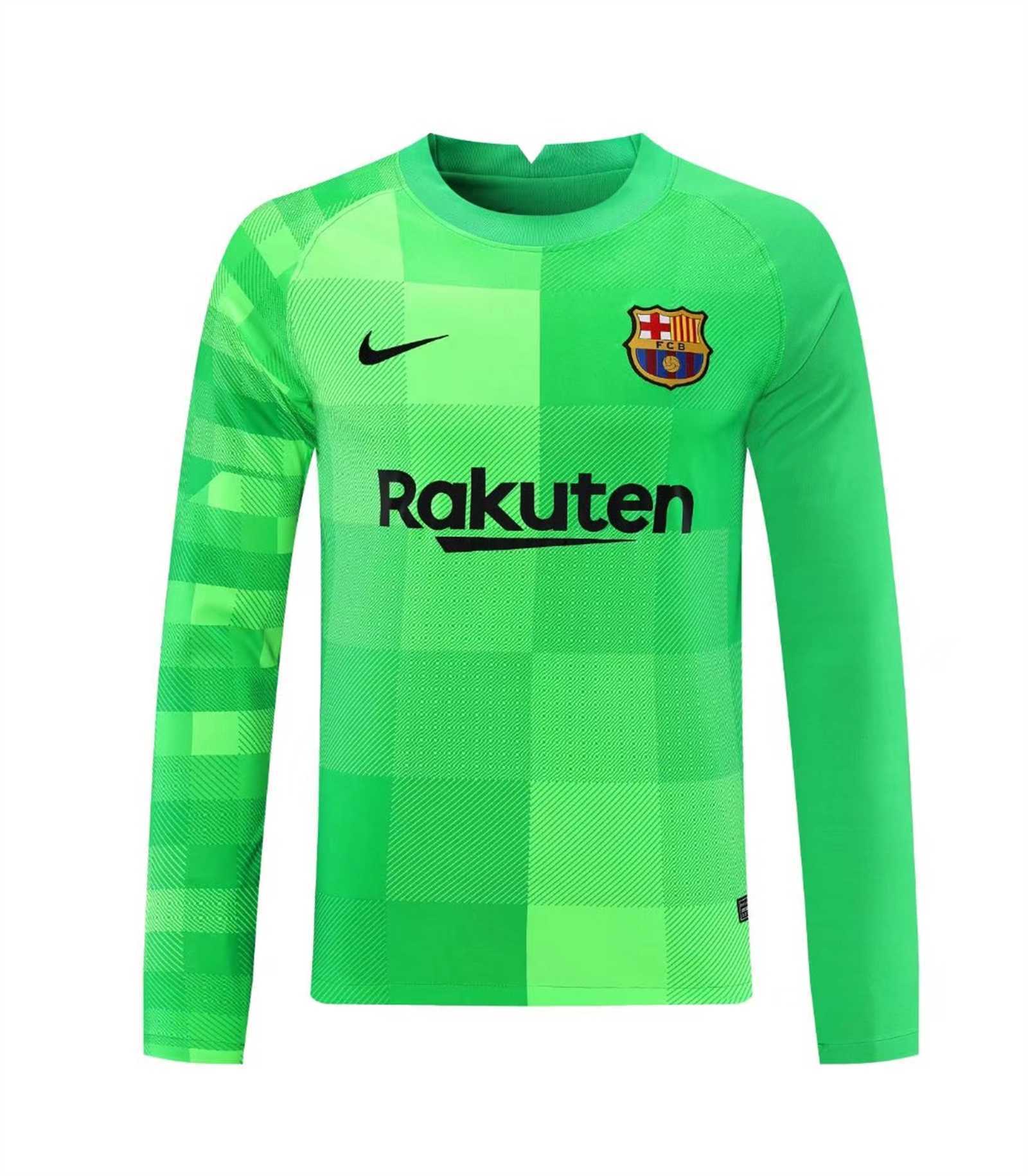 21-22 Barcelona green goalkeeper long sleeve 8