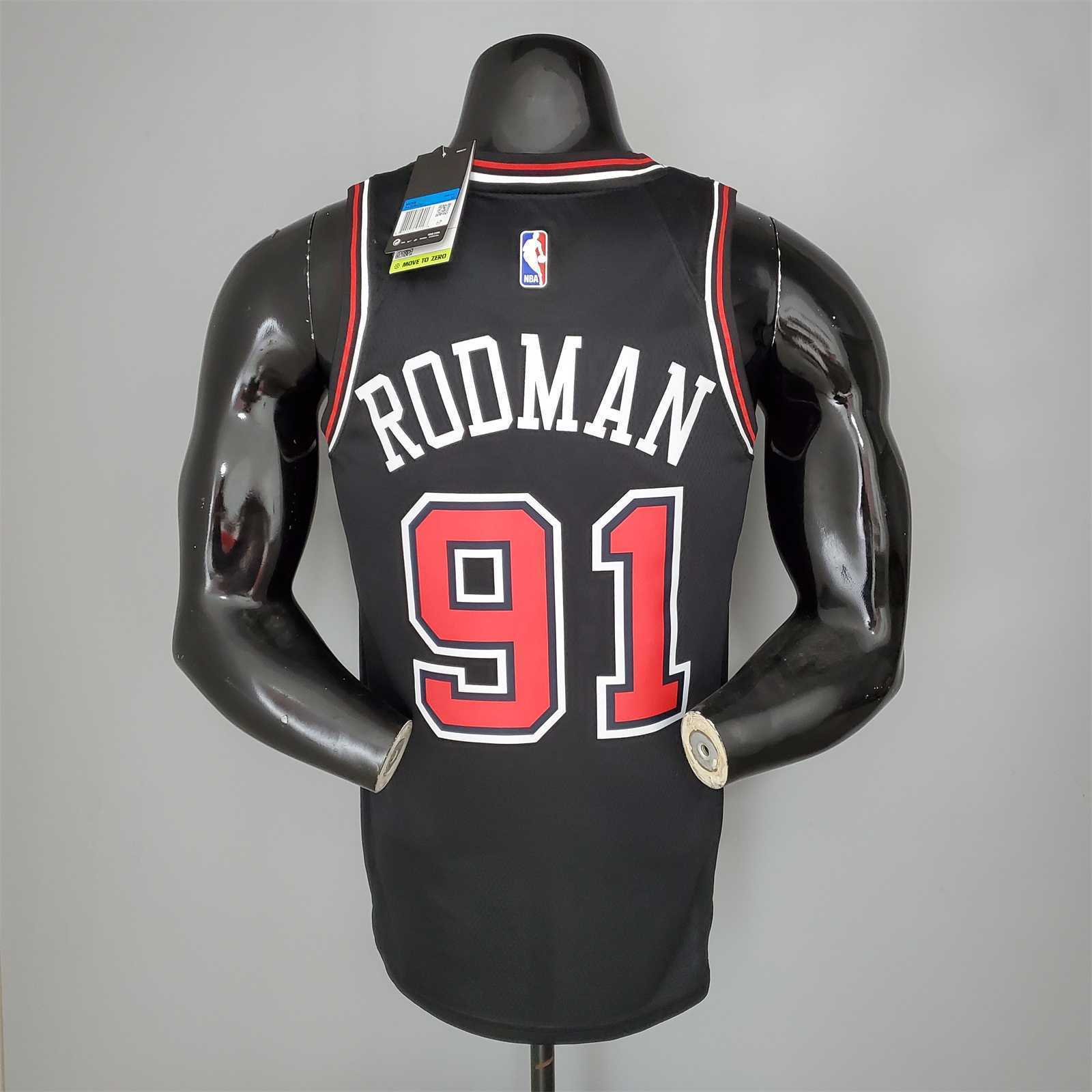 ROOMAN#91 Chicago Bulls black 4