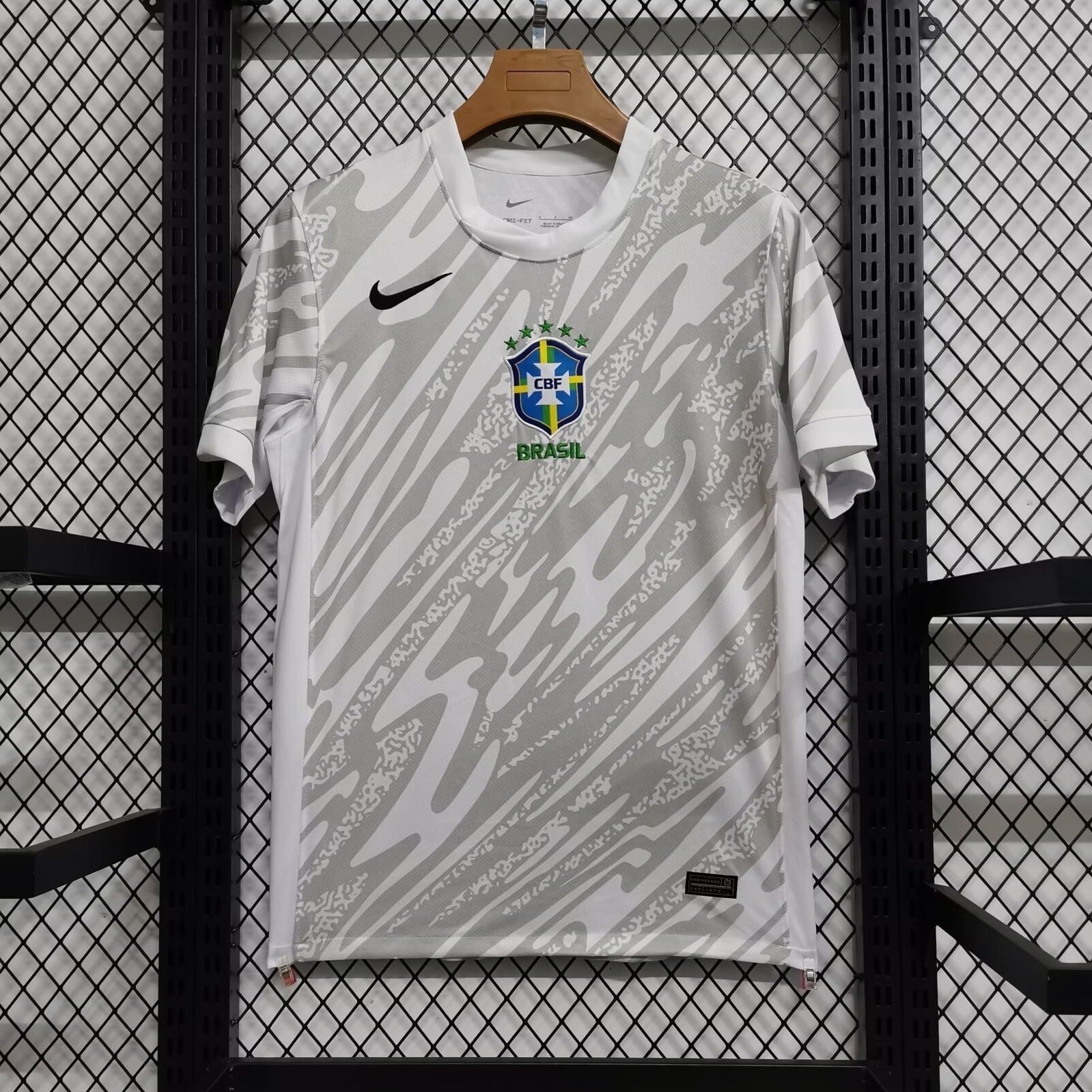 23-24 Brazil Goalkeeper Kit White Size-S-XXL Soccer Jersey Yupoo