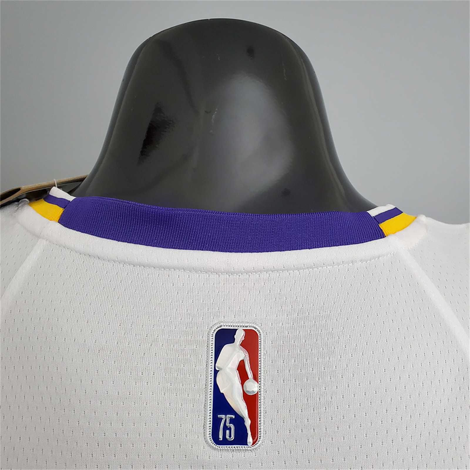 75th Anniversary Lakers White 16