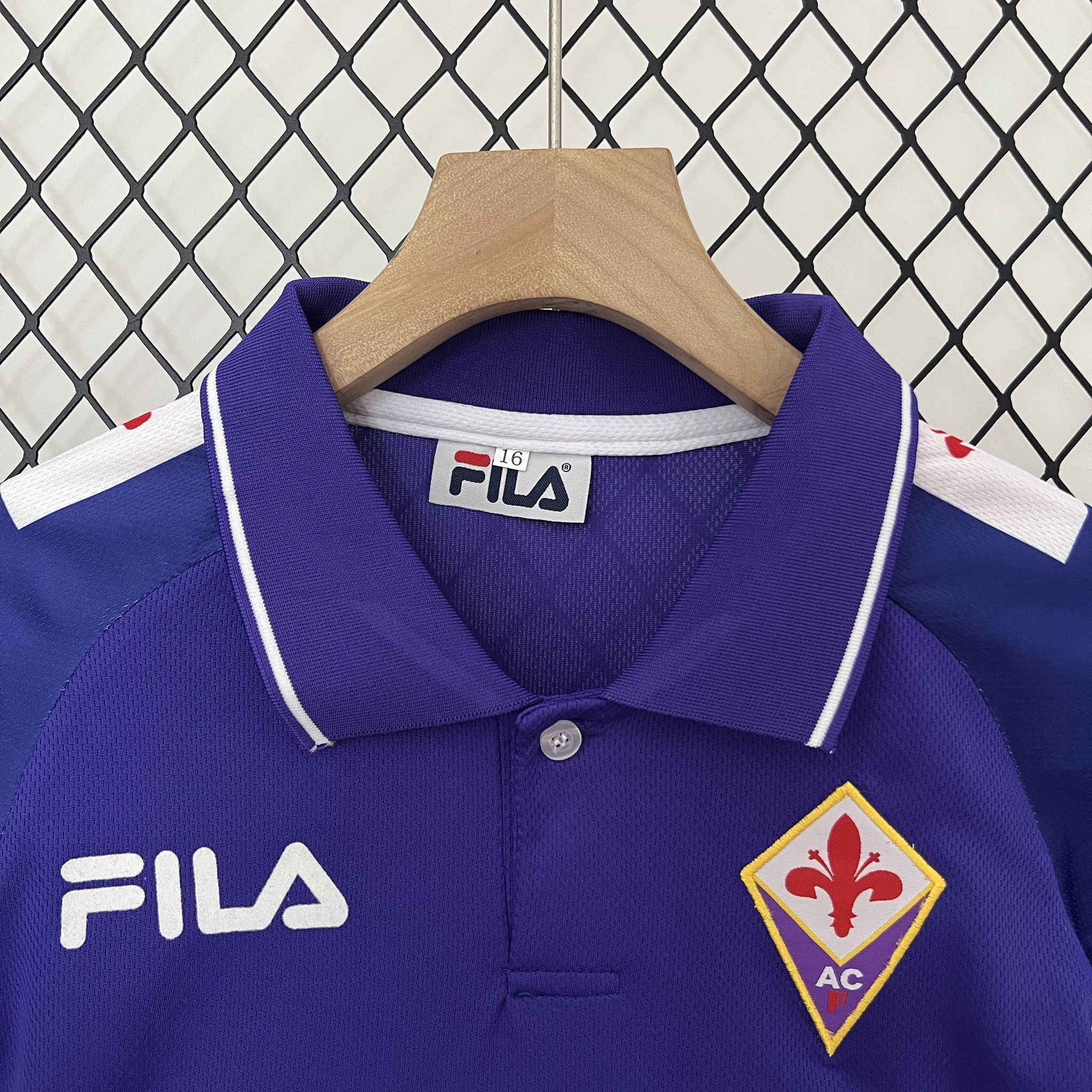 98-99 Fiorentina Home Retro Kid Kits Youth Apparels AAAAJersey Wholesale Yupoo 5