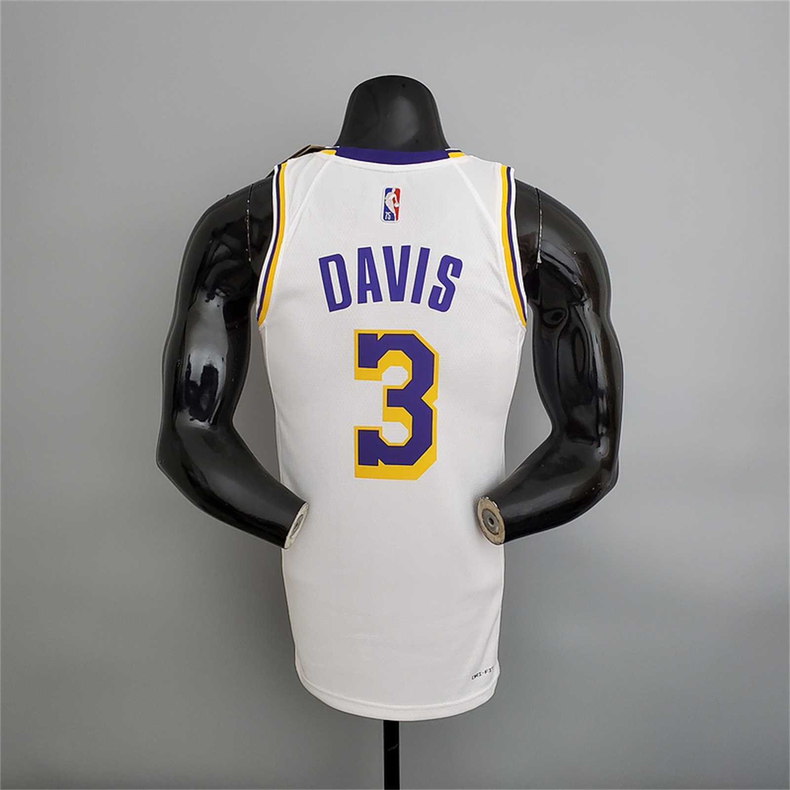 75th Anniversary Lakers White 24