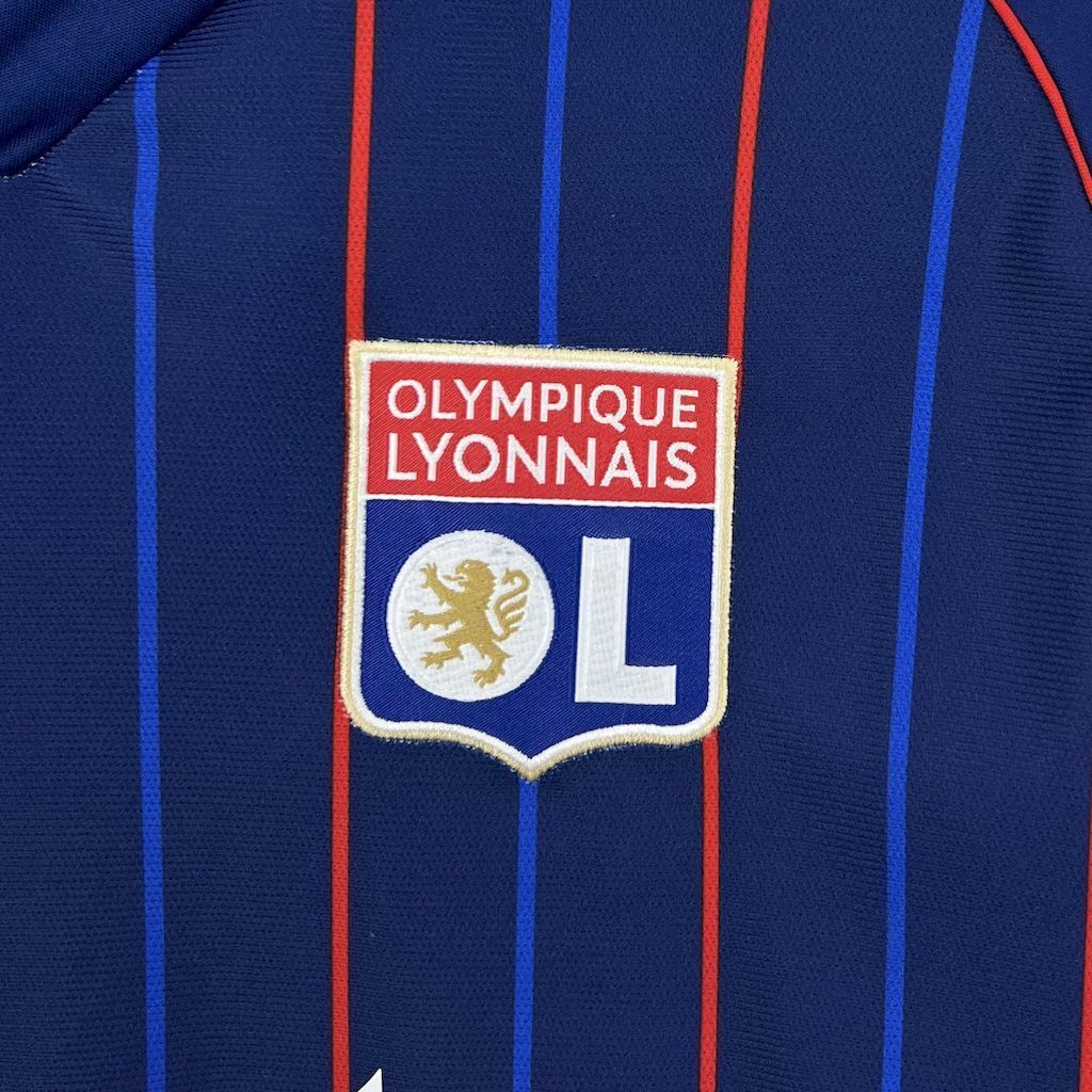 25-26 Lyon Away Shirt Football T-Shirt AAAAJersey Supply Yupoo 2