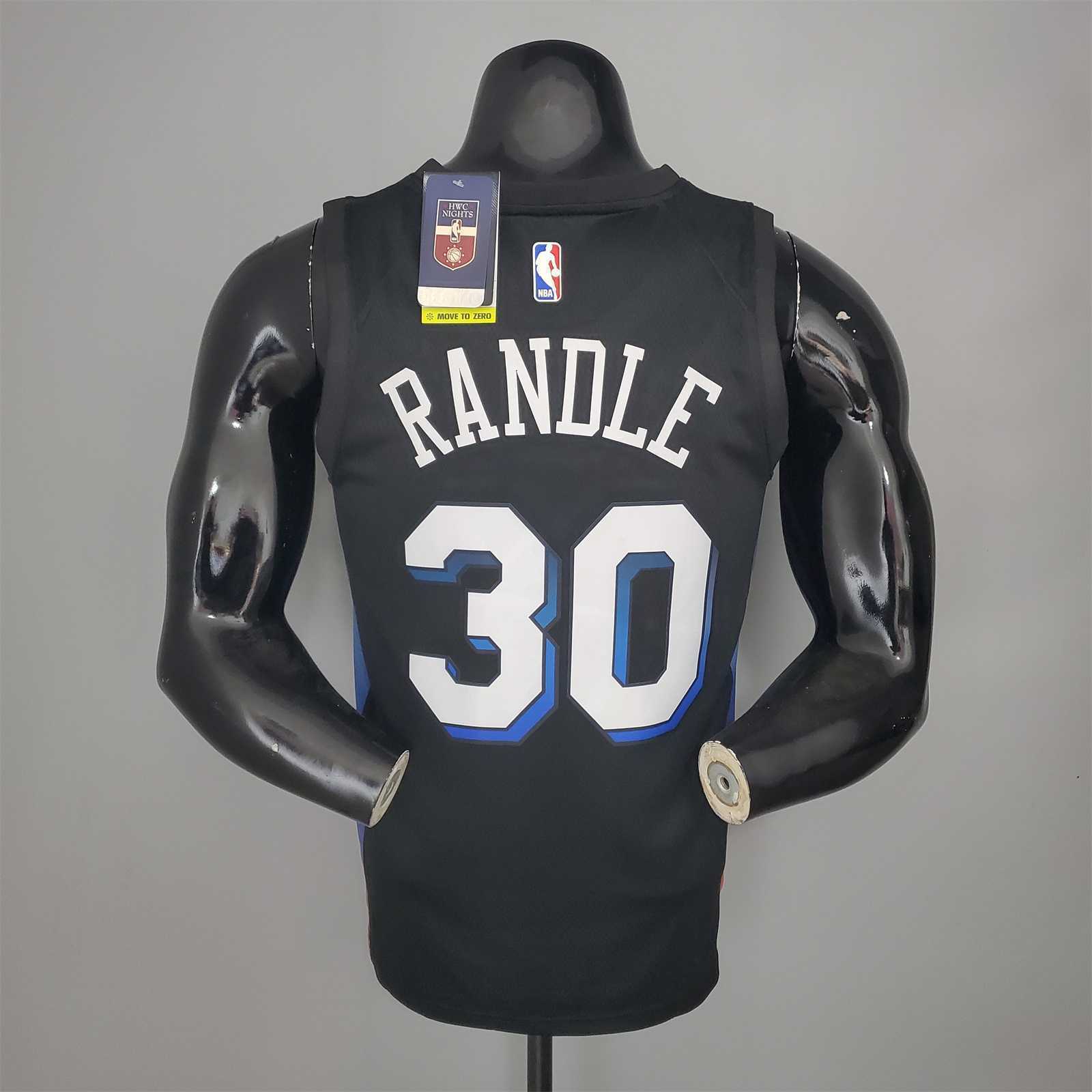 2021 RANDLE#30 Knicks City Edition Black 7