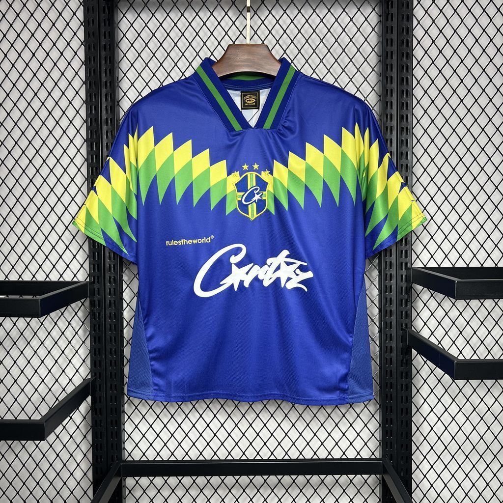 1995 Brazil Away Retro Corteiz Special Kit Vintage Shirt Soccer AAAAJersey Yupoo