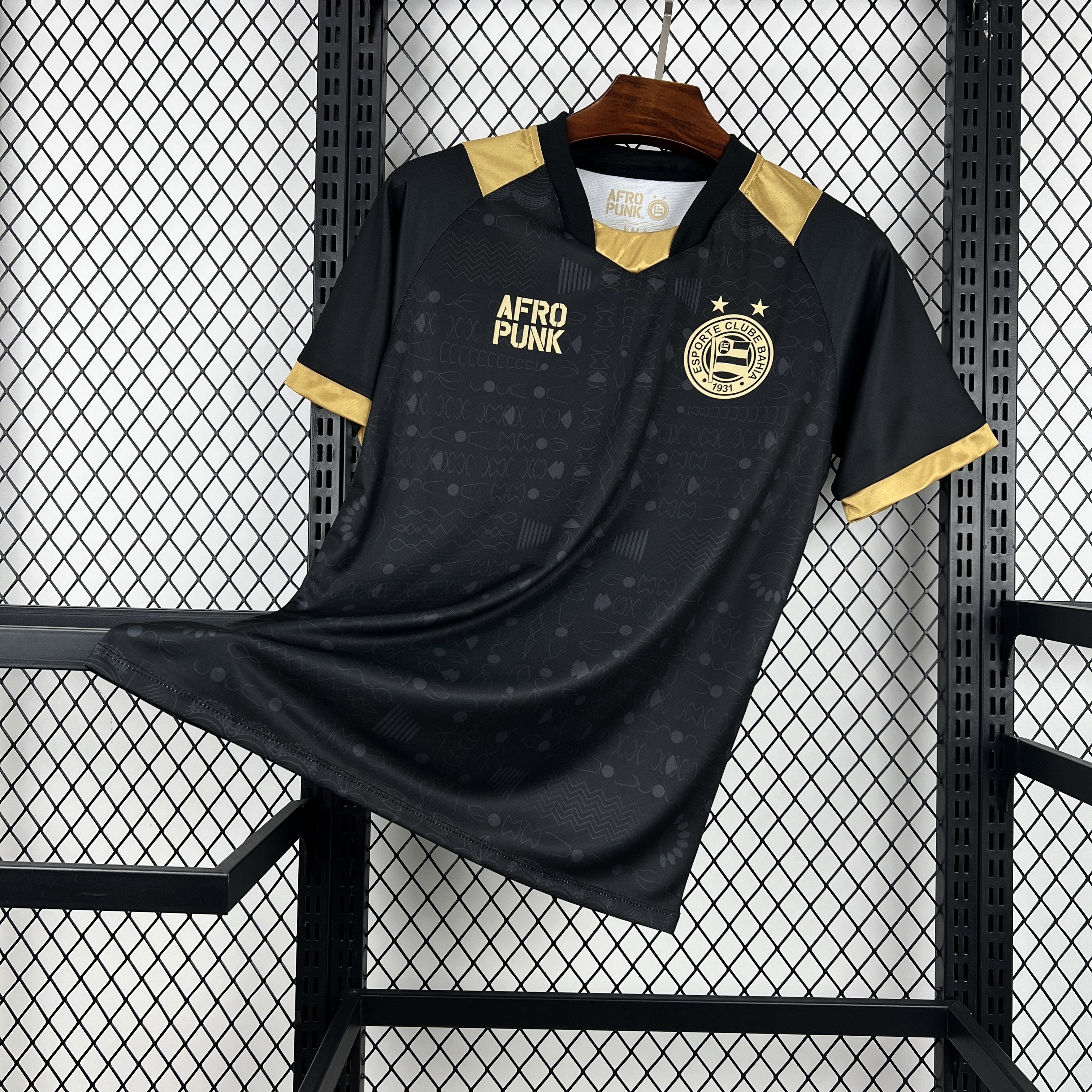 25-26 Bahia Black November AFROPUNK Soccer T-Shirt AAAAJersey Yupoo