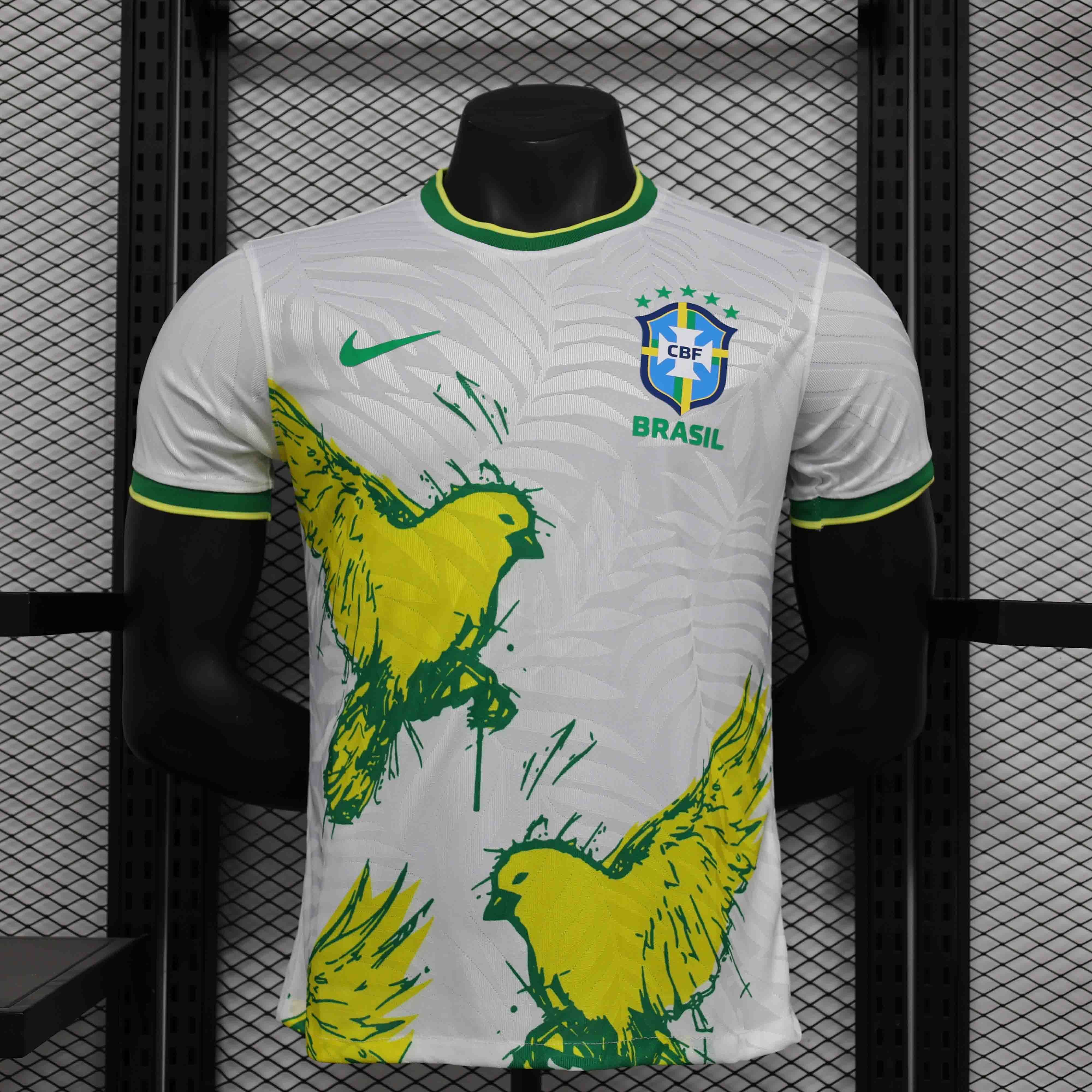 2024 Brazil White Birds Special Edition Player Version Shirt AAAAJersey Supplier Yupoo