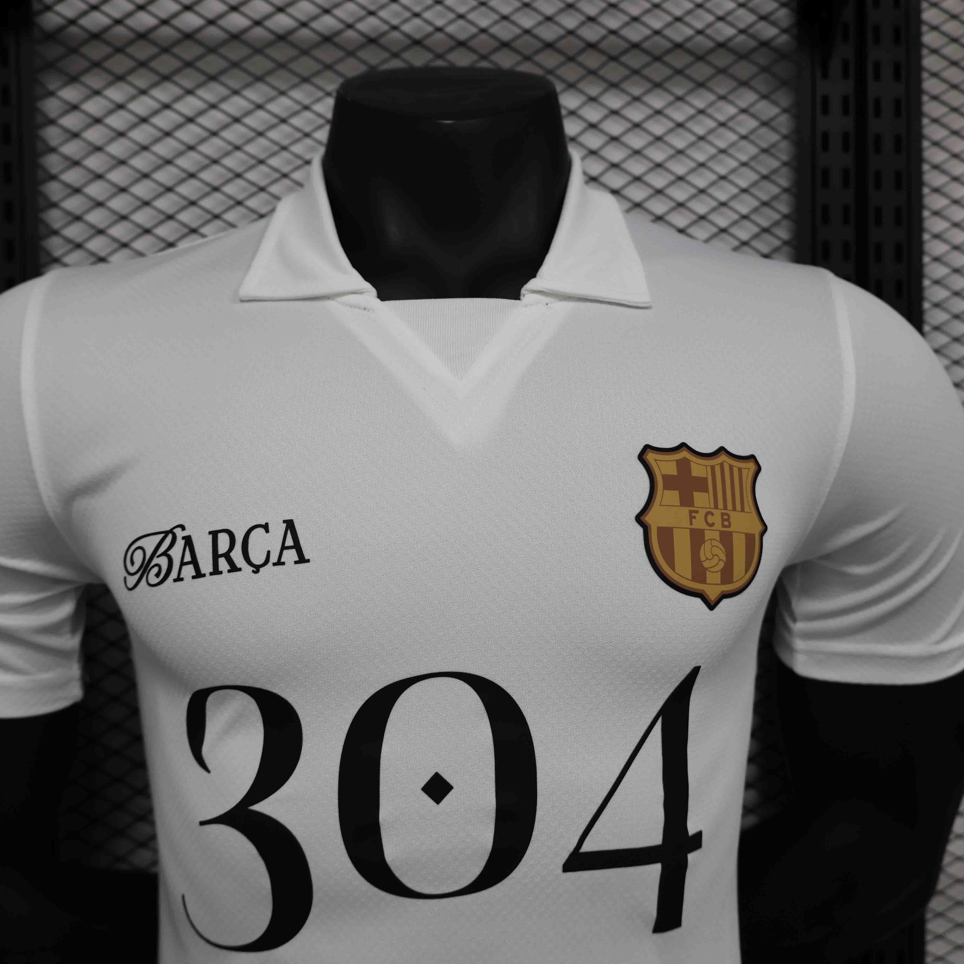 24-25 Barcelona Lamine Yamal 304 White Special Player Version Shirt AAAAJersey Supplier Yupoo 4