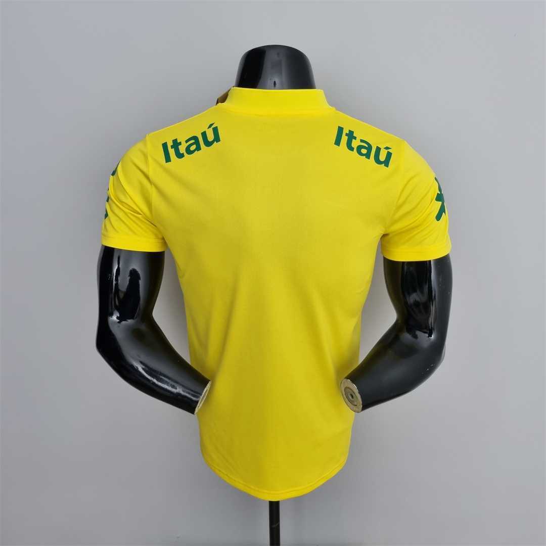 Brazil Low Neck POLO yellow 7