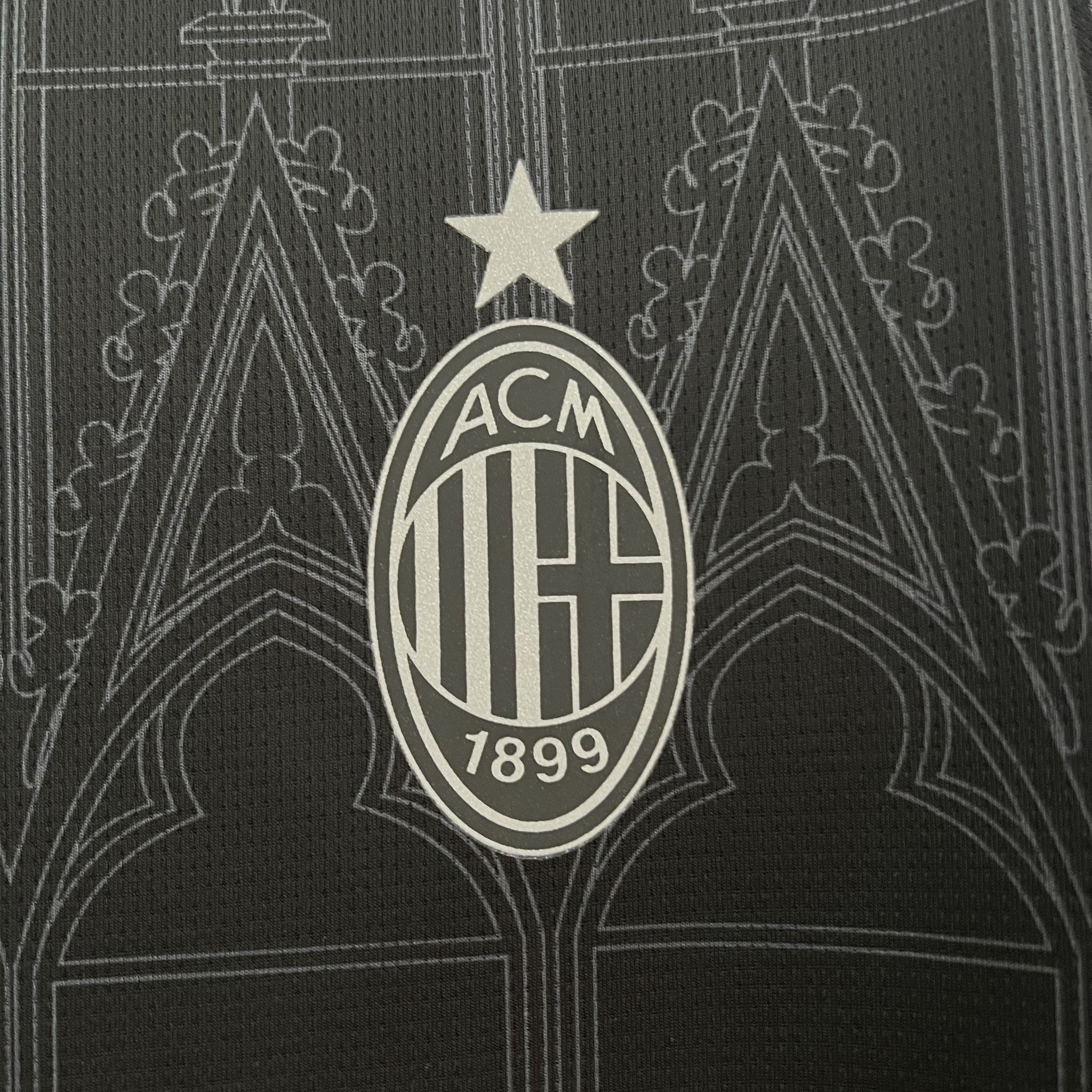 23-24 AC Milan Fouth Kit Black Shirt Jerseys World Yupoo 2