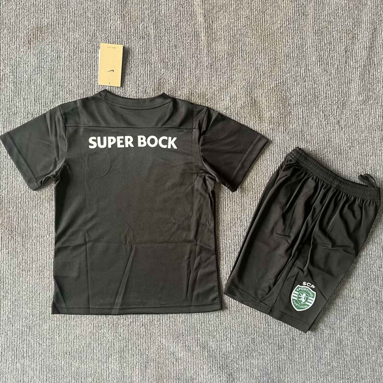 23-24 Sporting Lisbon Fourth Kid Kits Youth Apparels AAAAJersey Wholesale Yupoo 1